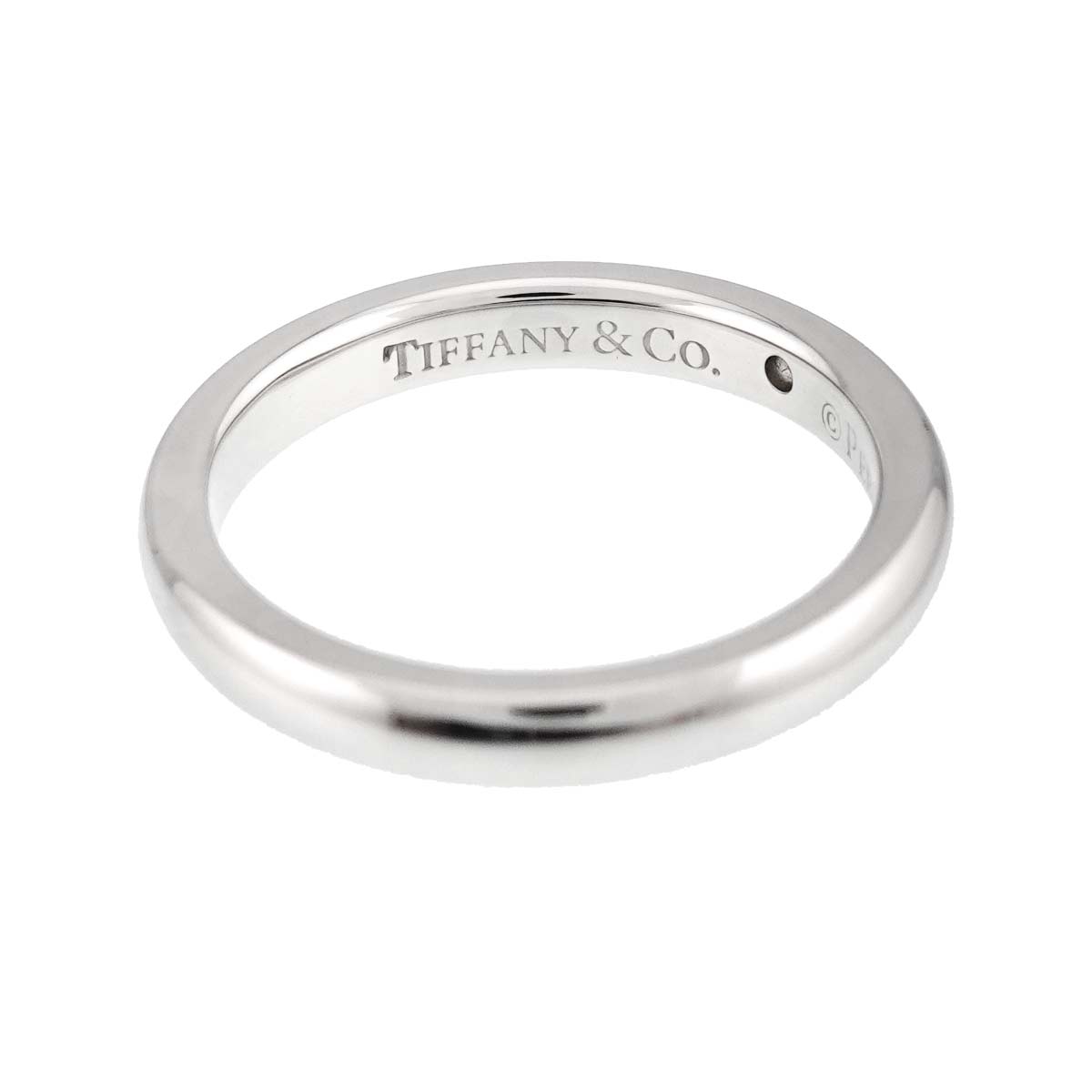 Stacking Band Ring Diamond 1P Platinum Size4.5(US)