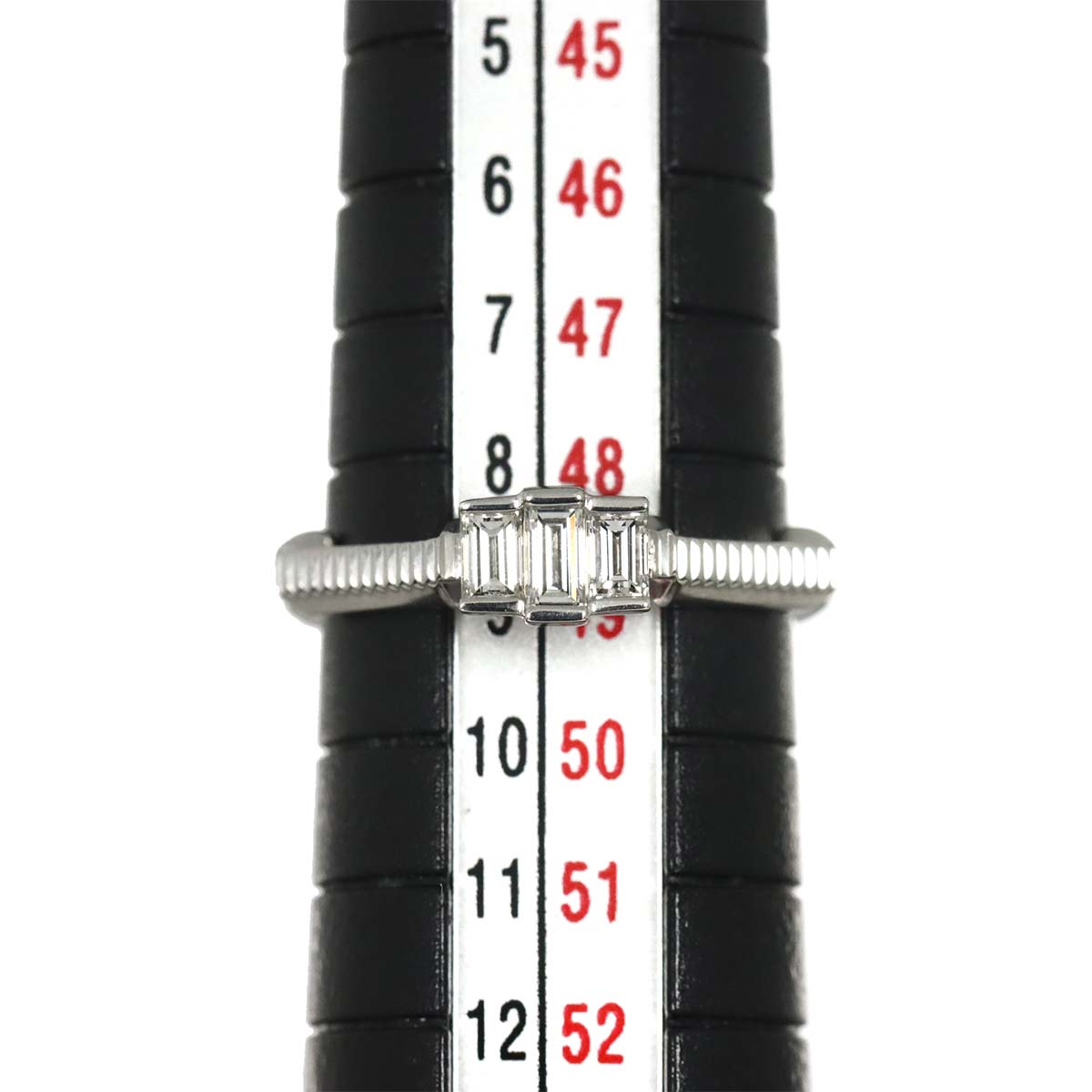 Link to Love Diamond Ring 18K WG 750 Size4.5-4.75(US)