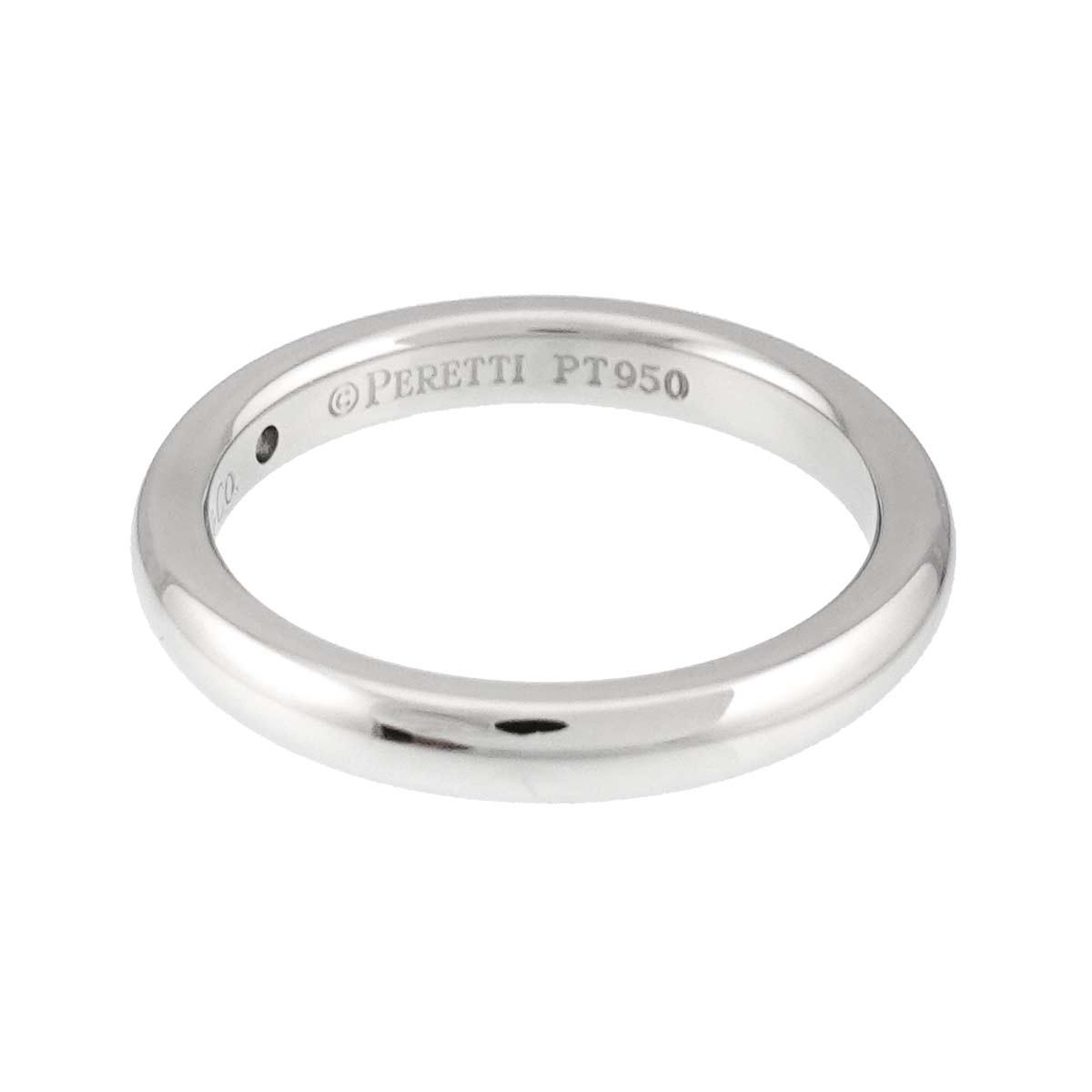 Stacking Band Ring Diamond 1P Platinum Size4.5(US)