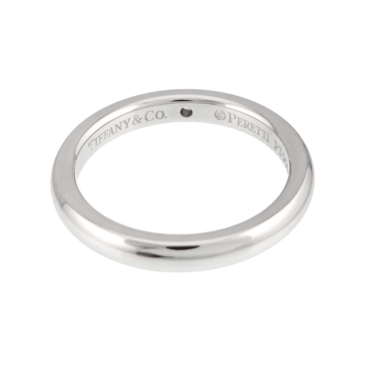 Stacking Band Ring Diamond 1P Platinum Size4.5(US)