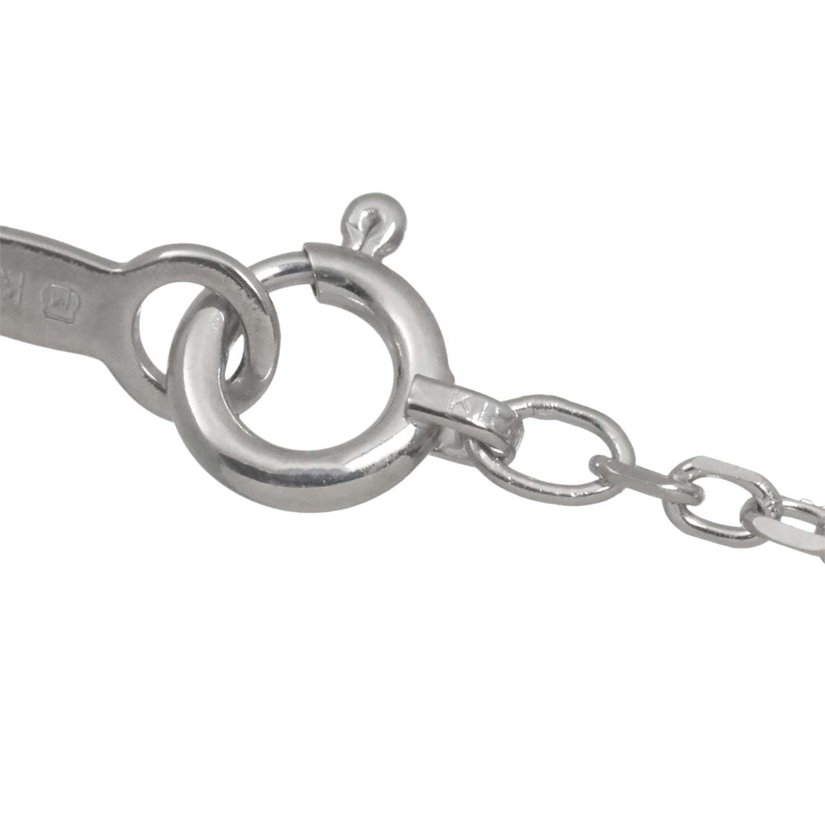 Diamond 0.19ct/0.14ct Necklace 18K White Gold 750