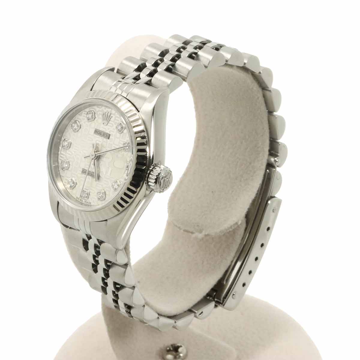 Datejust 69174G Serial A 750 WG 10P Diamond Silver Dial Ladies