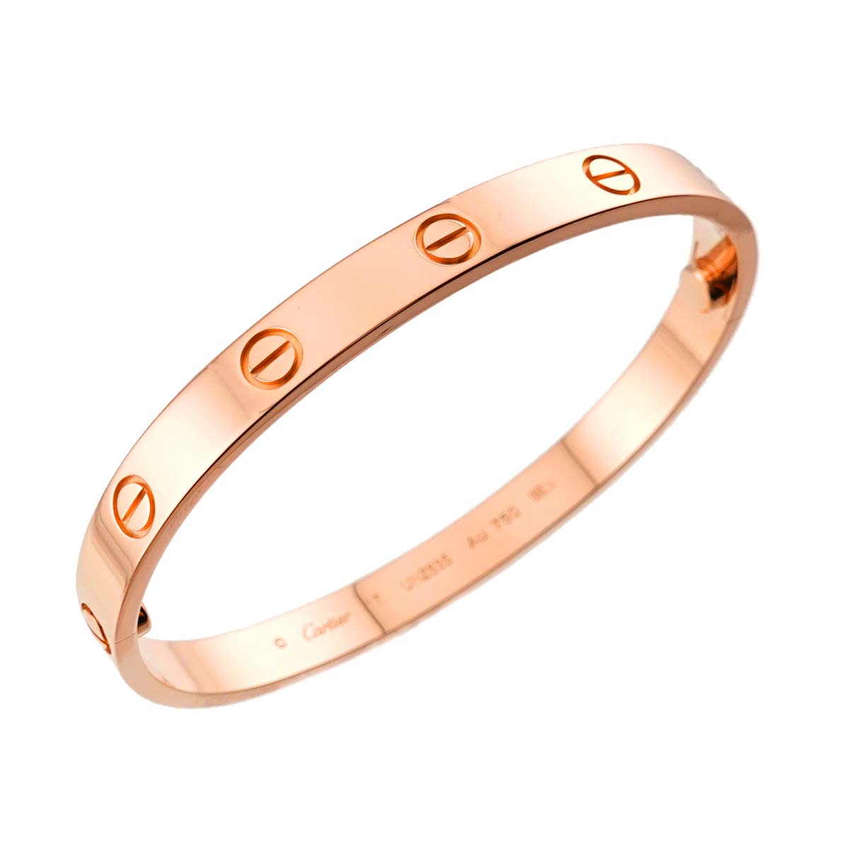 Love Bracelet Bangle 18K Pink Gold 750 Size17