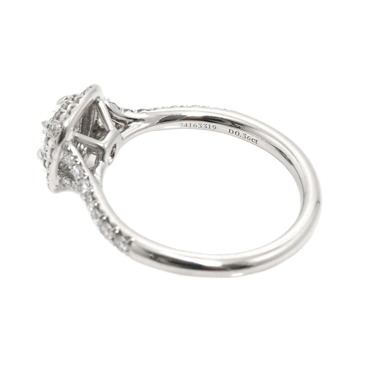 Diamond 0.36ct F/VS2 Ring Platinum Size5.25(US)