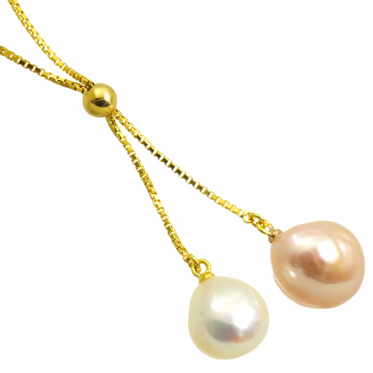 Freshwater Pearl Necklace 18K YG 750
