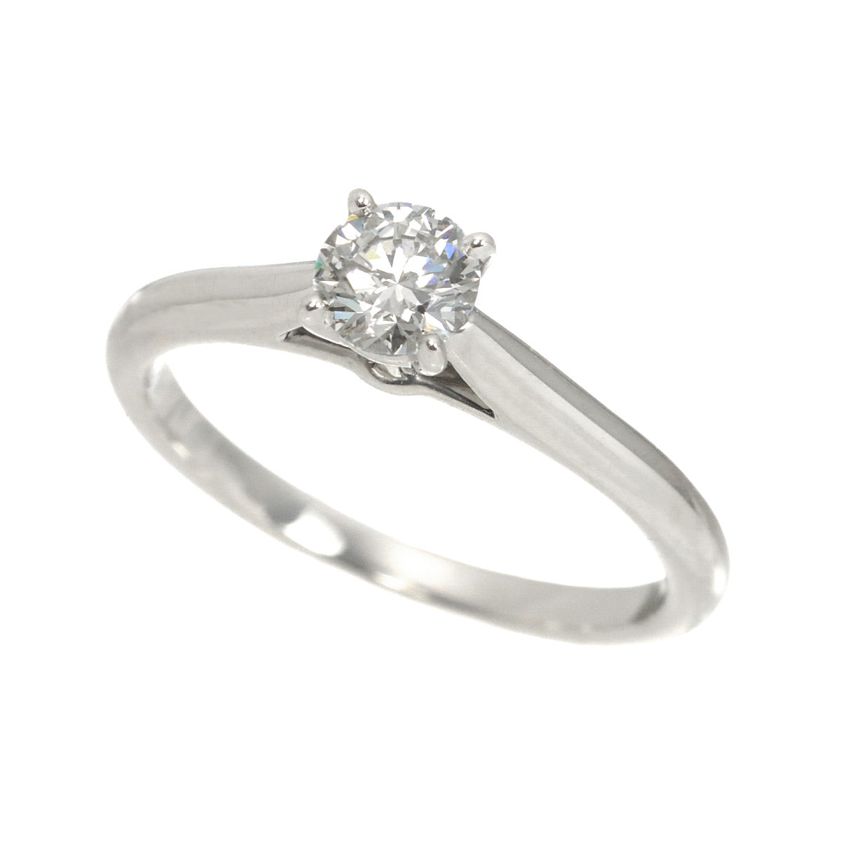 Diamond 0.33ct G/VS1/3EX Ring Platinum size48 4.5(US)
