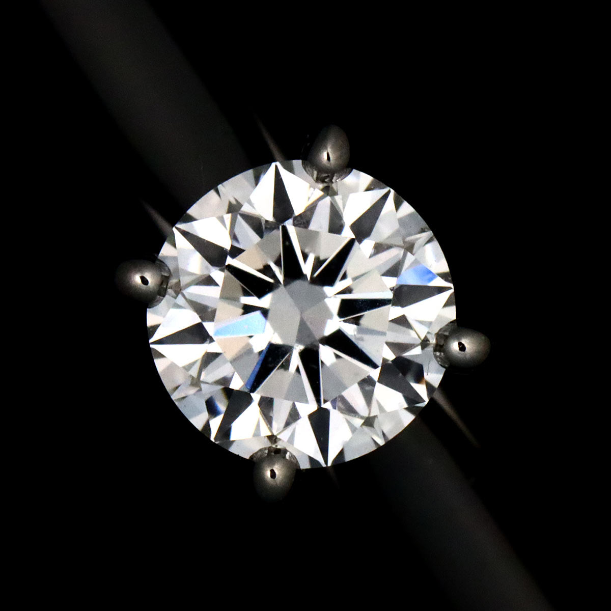 Diamond 0.33ct G/VS1/3EX Ring Platinum size48 4.5(US)