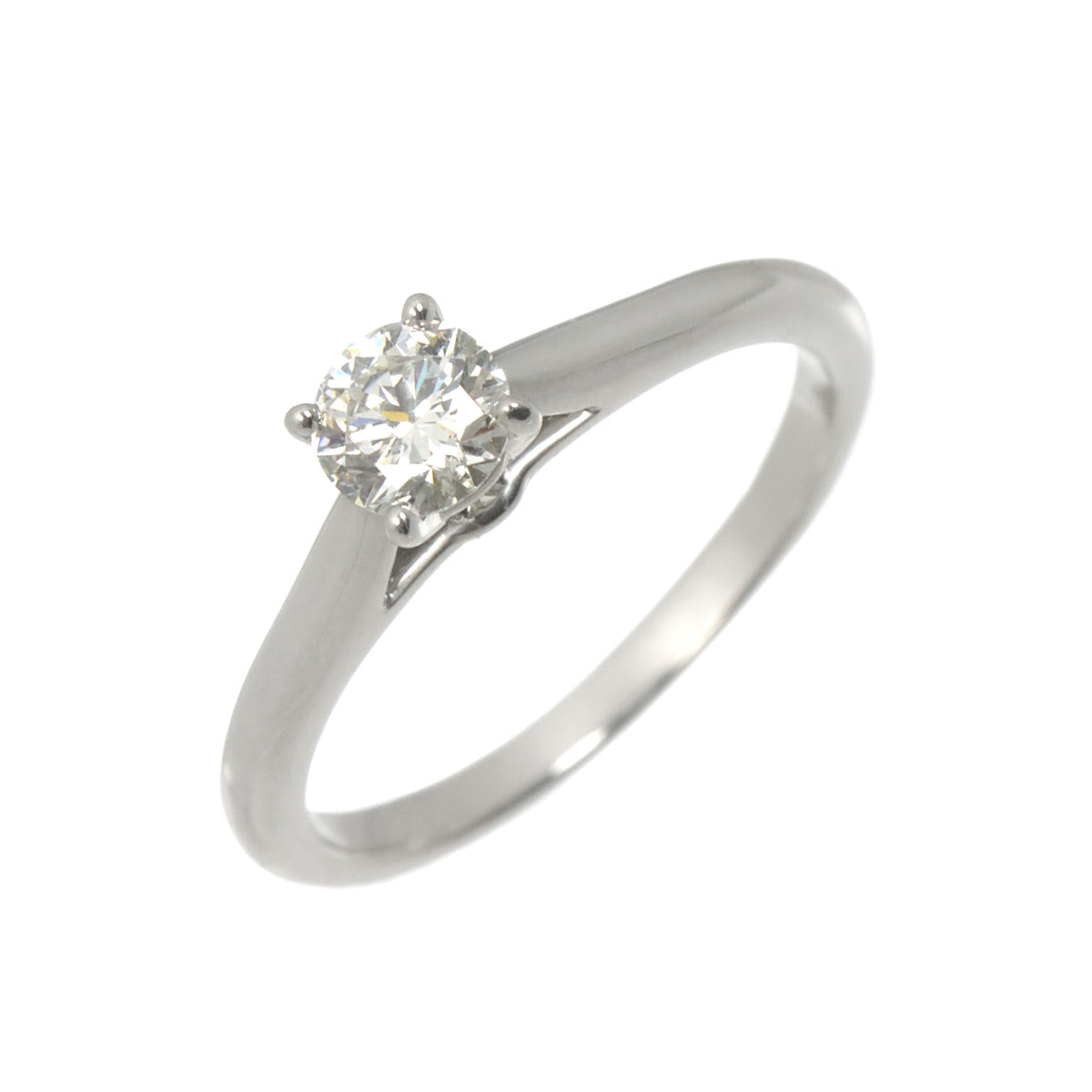 Diamond 0.33ct G/VS1/3EX Ring Platinum size48 4.5(US)