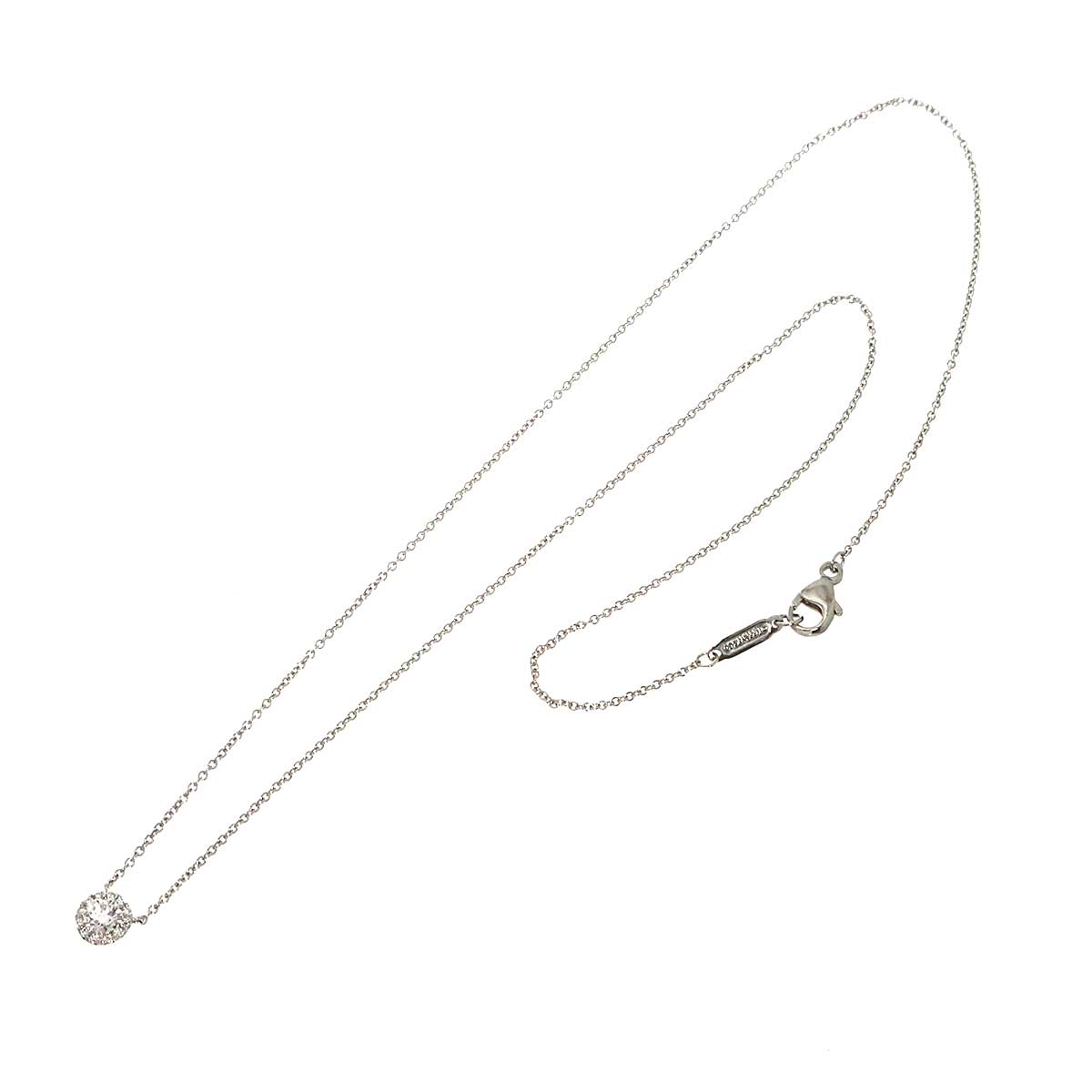 Diamond 0.20ct F/VS1/3EX Necklace Platinum