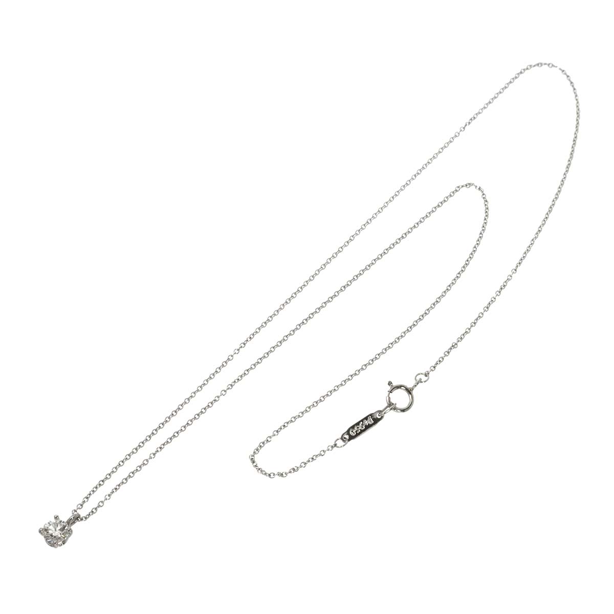 Diamond 0.30ct I/VS1/3EX Necklace Platinum