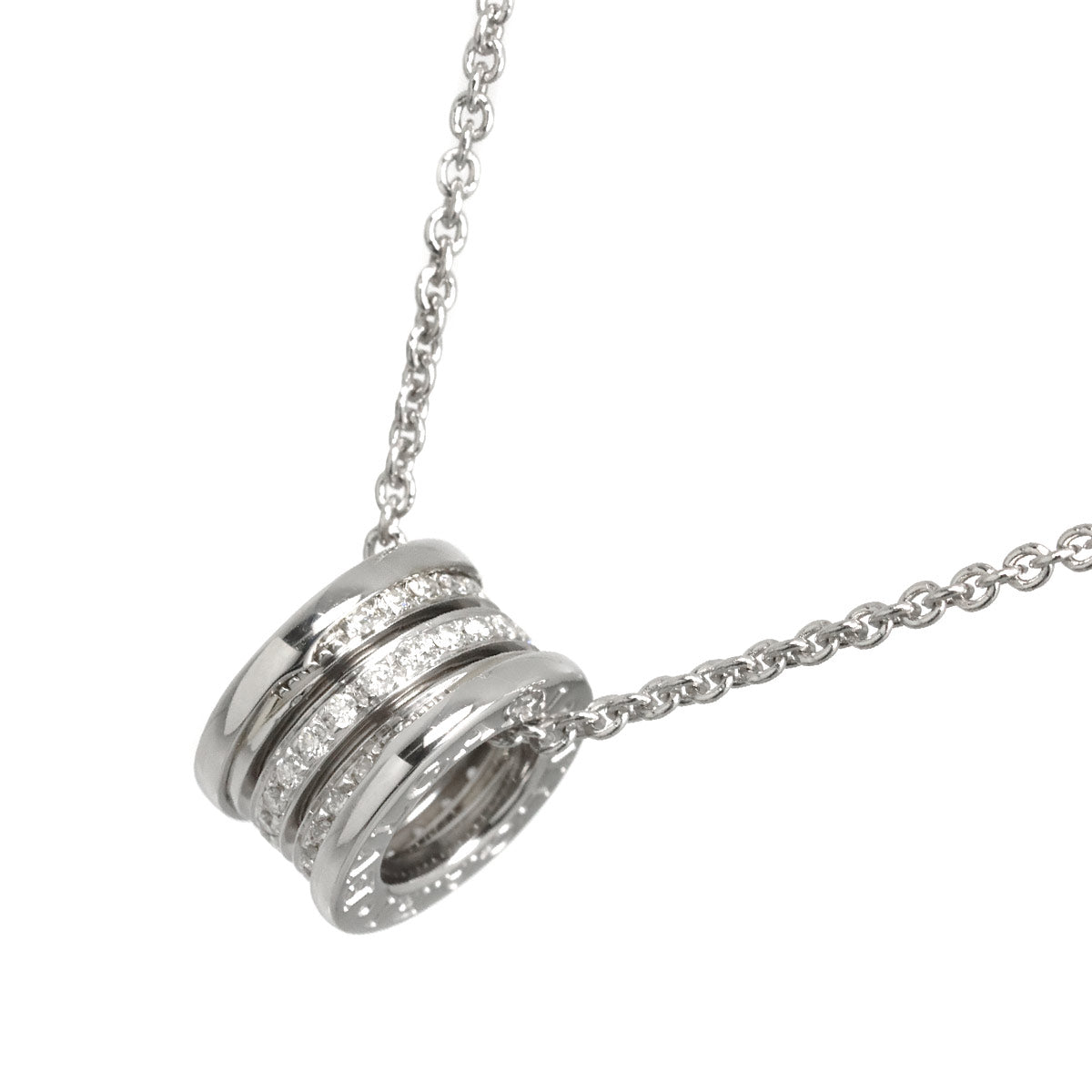 B-ZERO1 Diamond Necklace 18K WG White Gold 750
