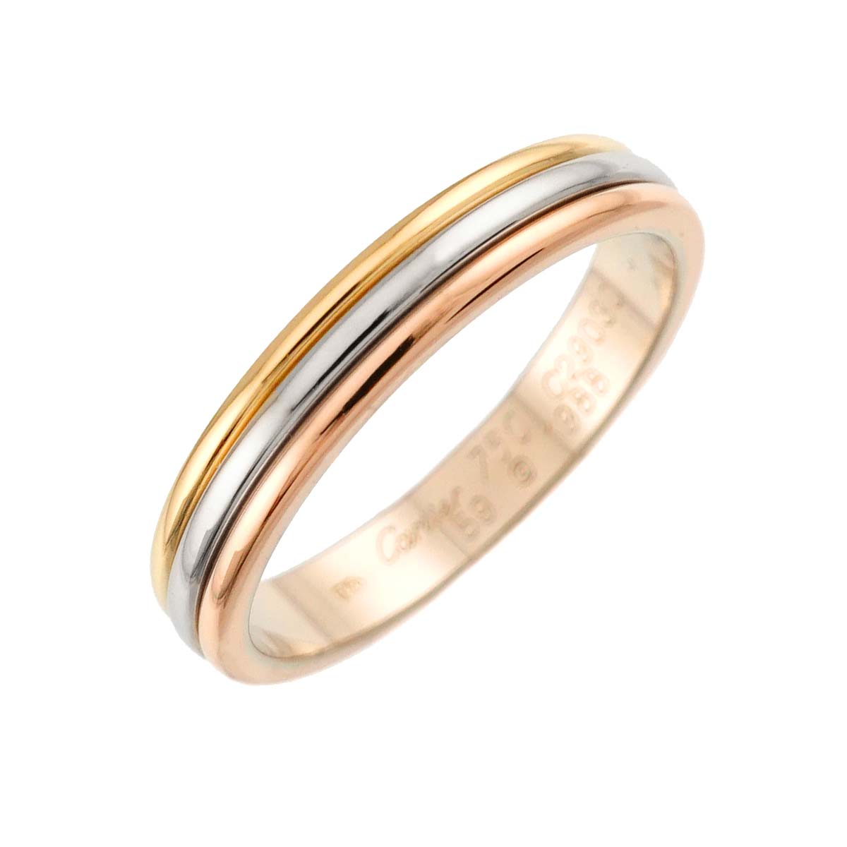 Vendome Ring 18K YG WG PG 750 size59 8.75(US)