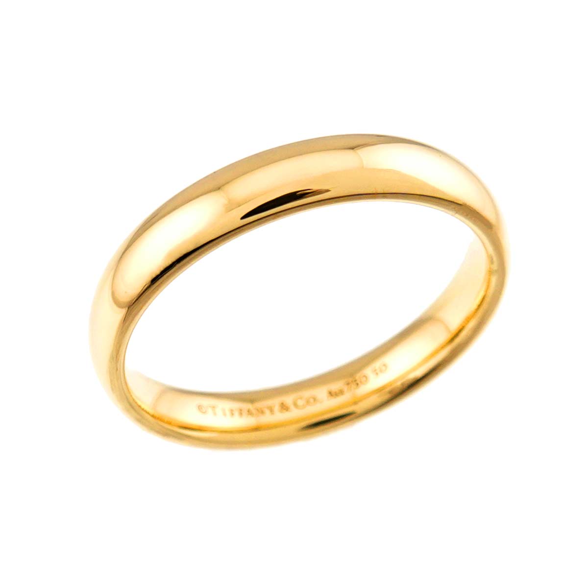 Forever Band Ring 18K Yellow Gold 750 Size9(US)