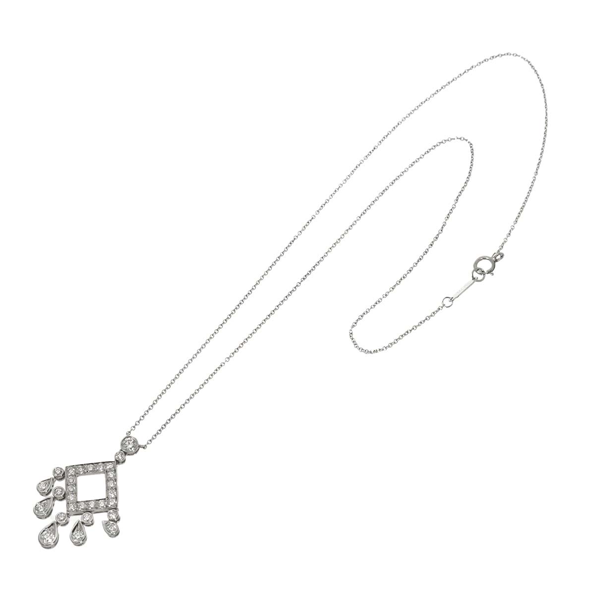 Legacy Diamond Necklace Pt Platinum
