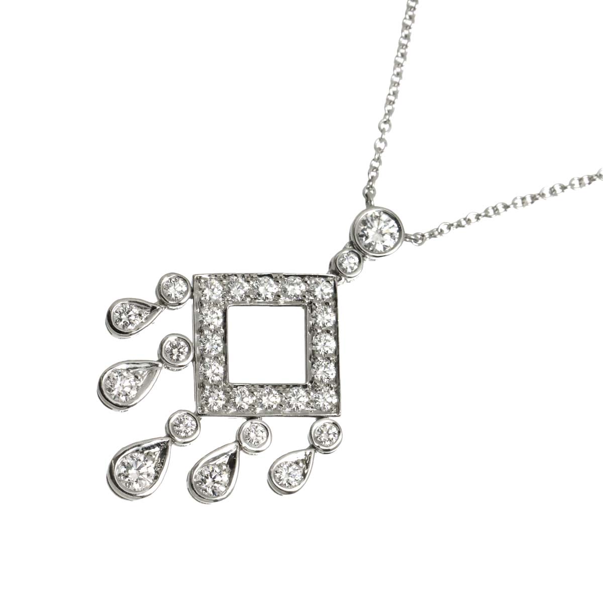 Legacy Diamond Necklace Pt Platinum