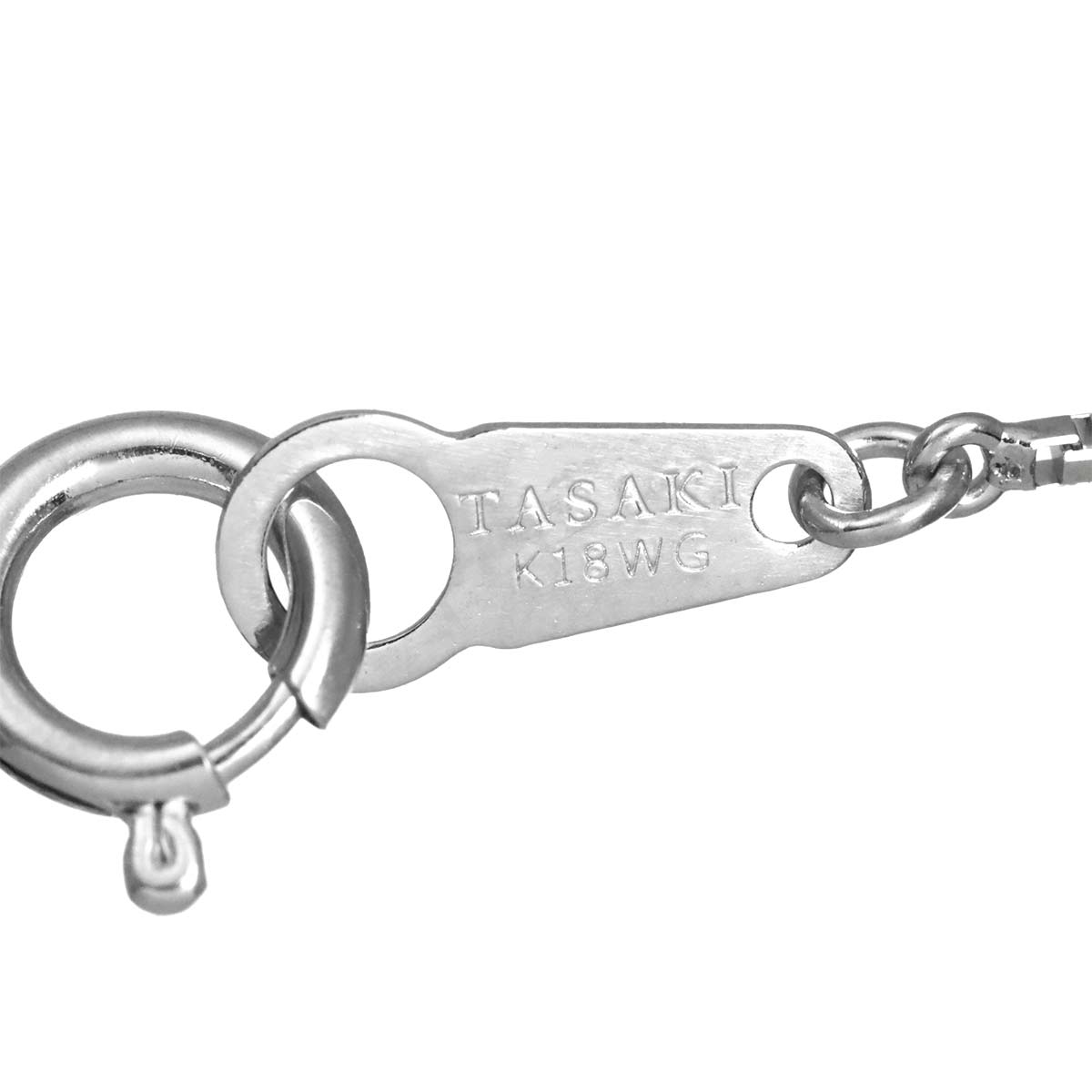 Diamond 1.20ct Necklace 18K White Gold 750