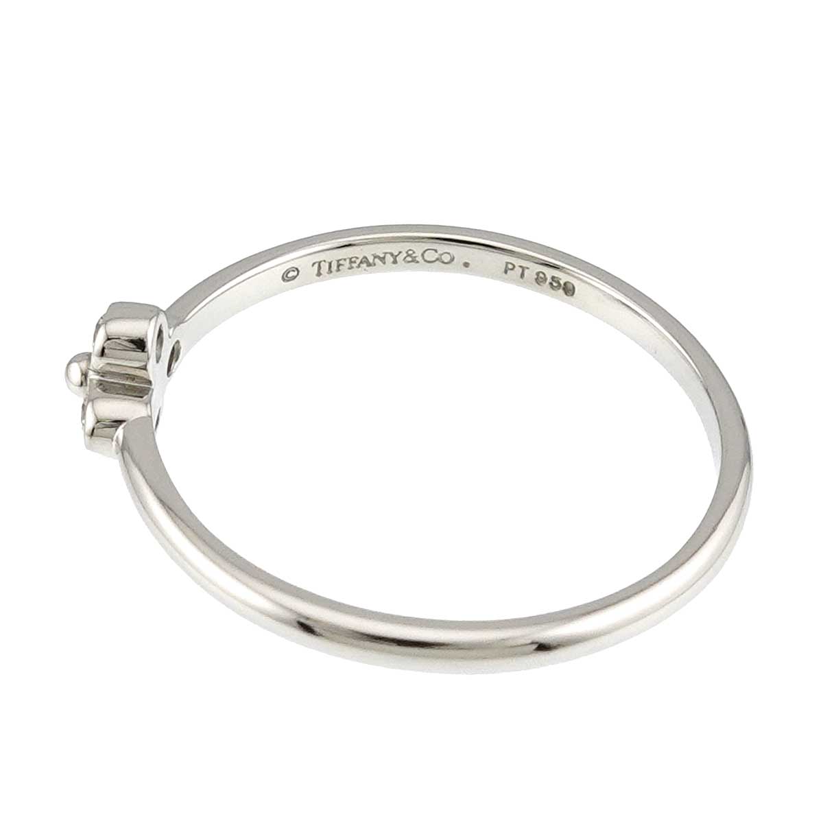 Flower Diamond Ring Platinum Size9.5-9.75(US)