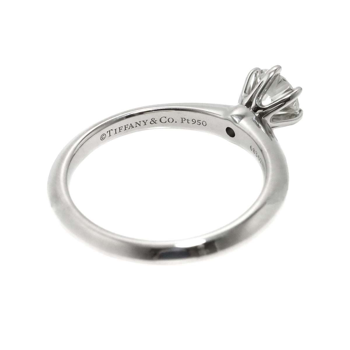 Diamond 0.50ct Ring Pt 5.75-6(US)