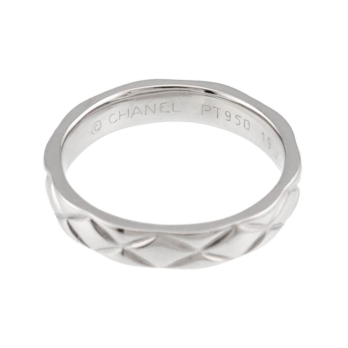 Matelasse Ring Pt Platinum size3.25(US)