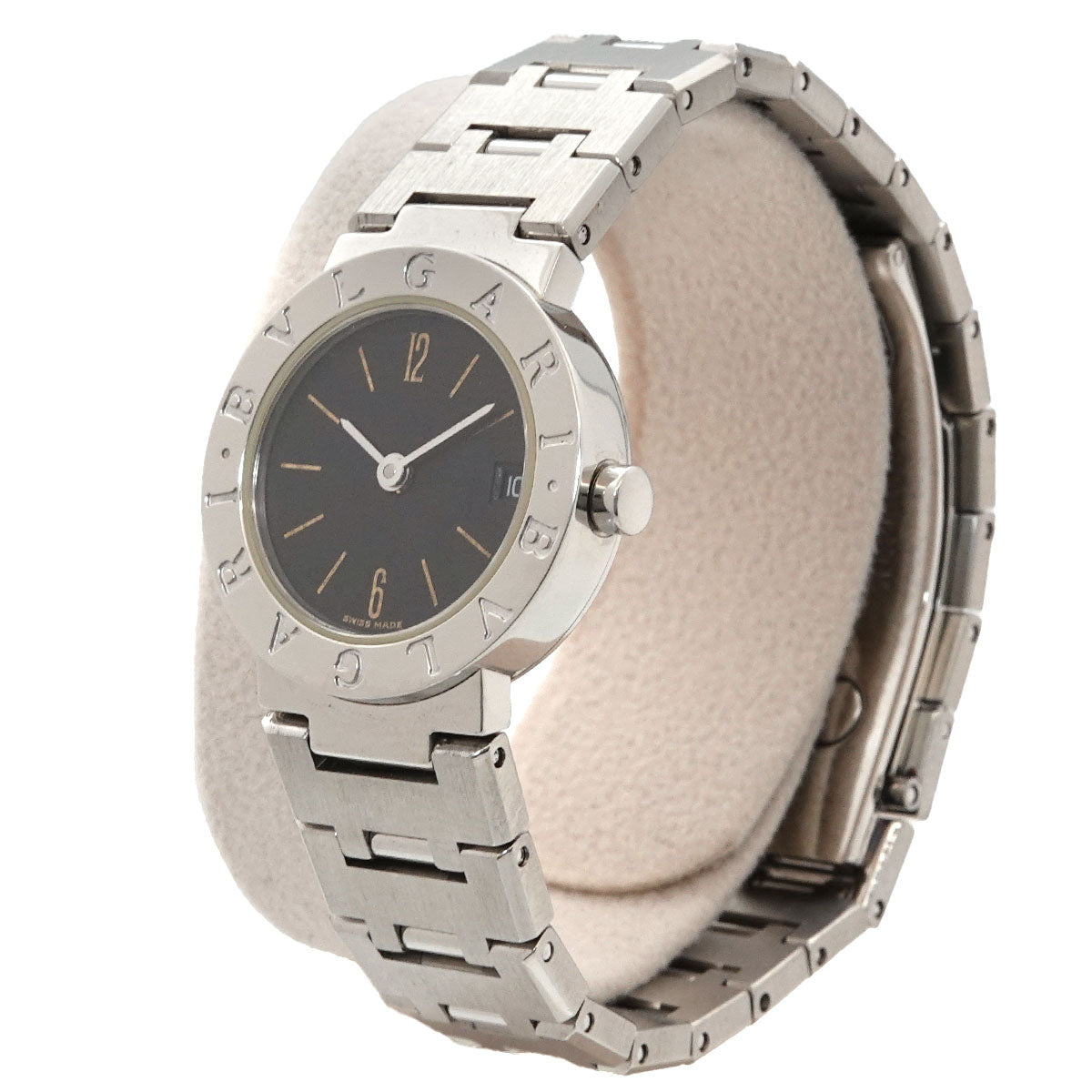 BVLGARIBVLGARI BB23SS Quartz Black Dial Ladies Watch