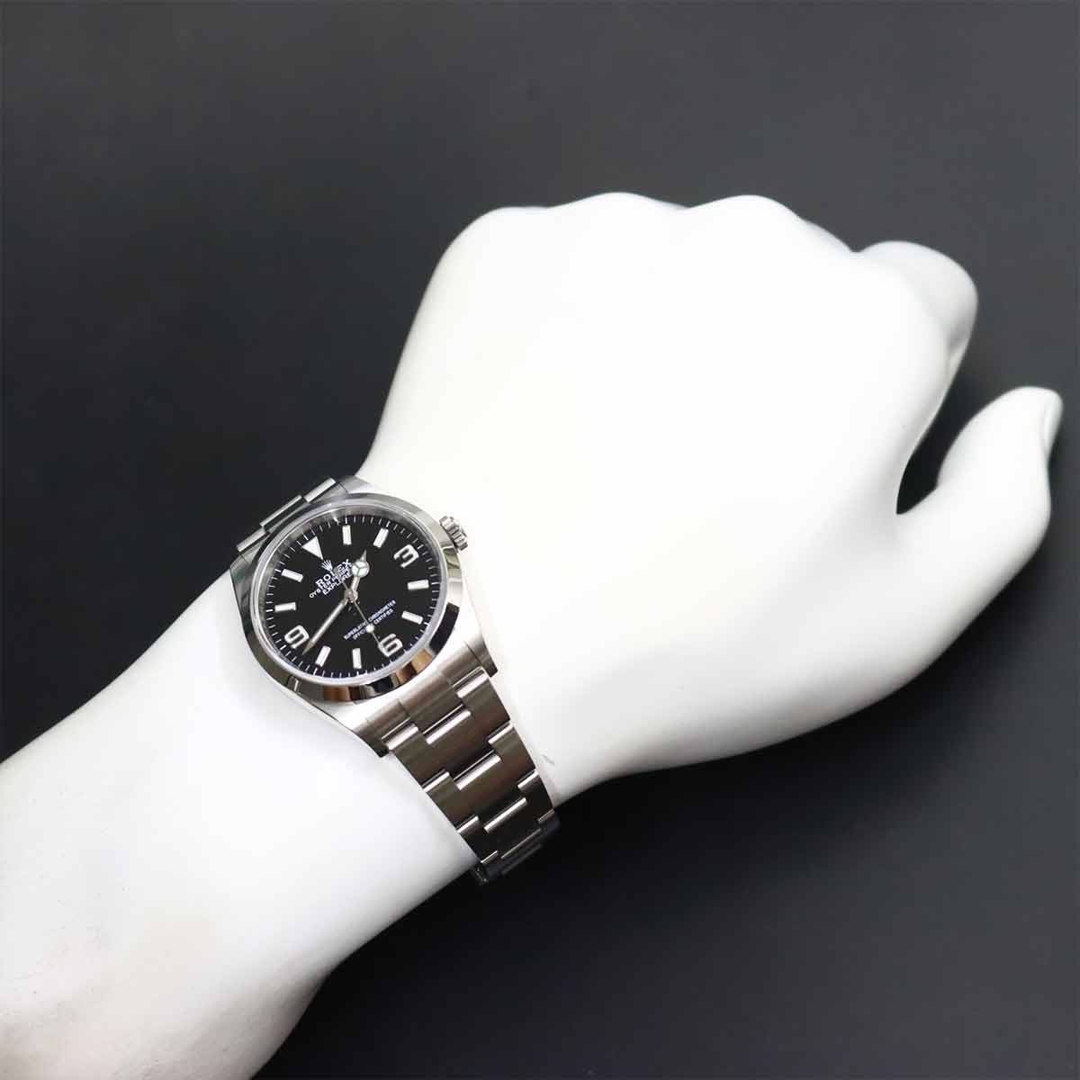 Explorer 1 124270 Serial Random Automatic Black Dial Mens Watch