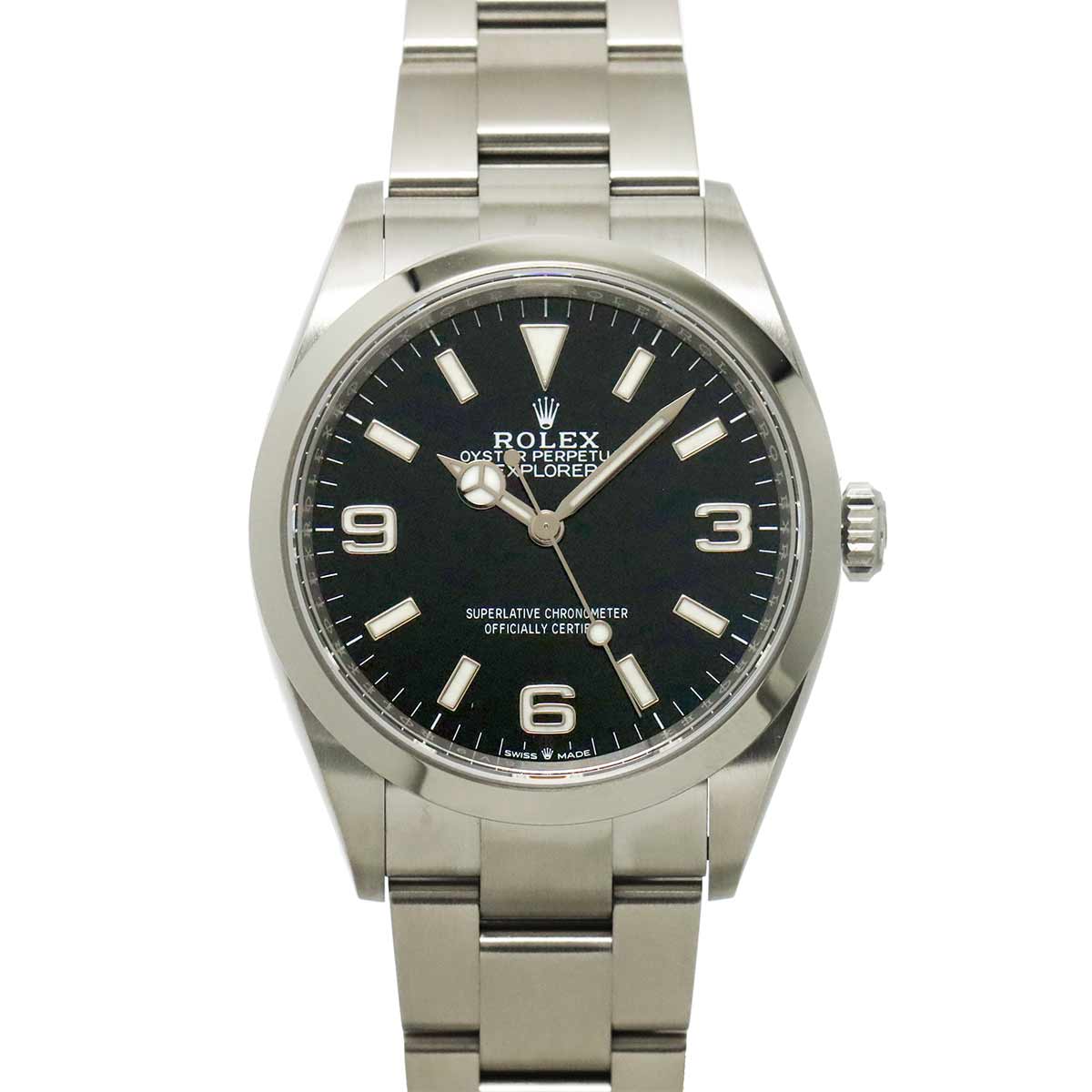 Explorer 1 124270 Serial Random Automatic Black Dial Mens Watch