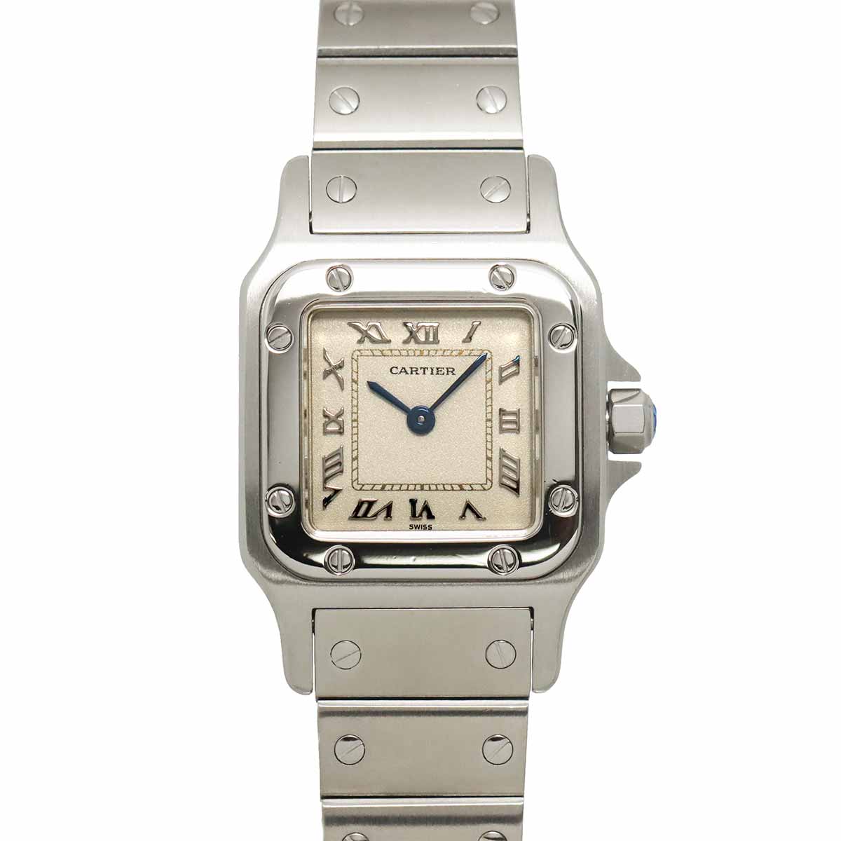 Santos Galbee SM W20024D6 Quartz Cream Dial Ladies Watch