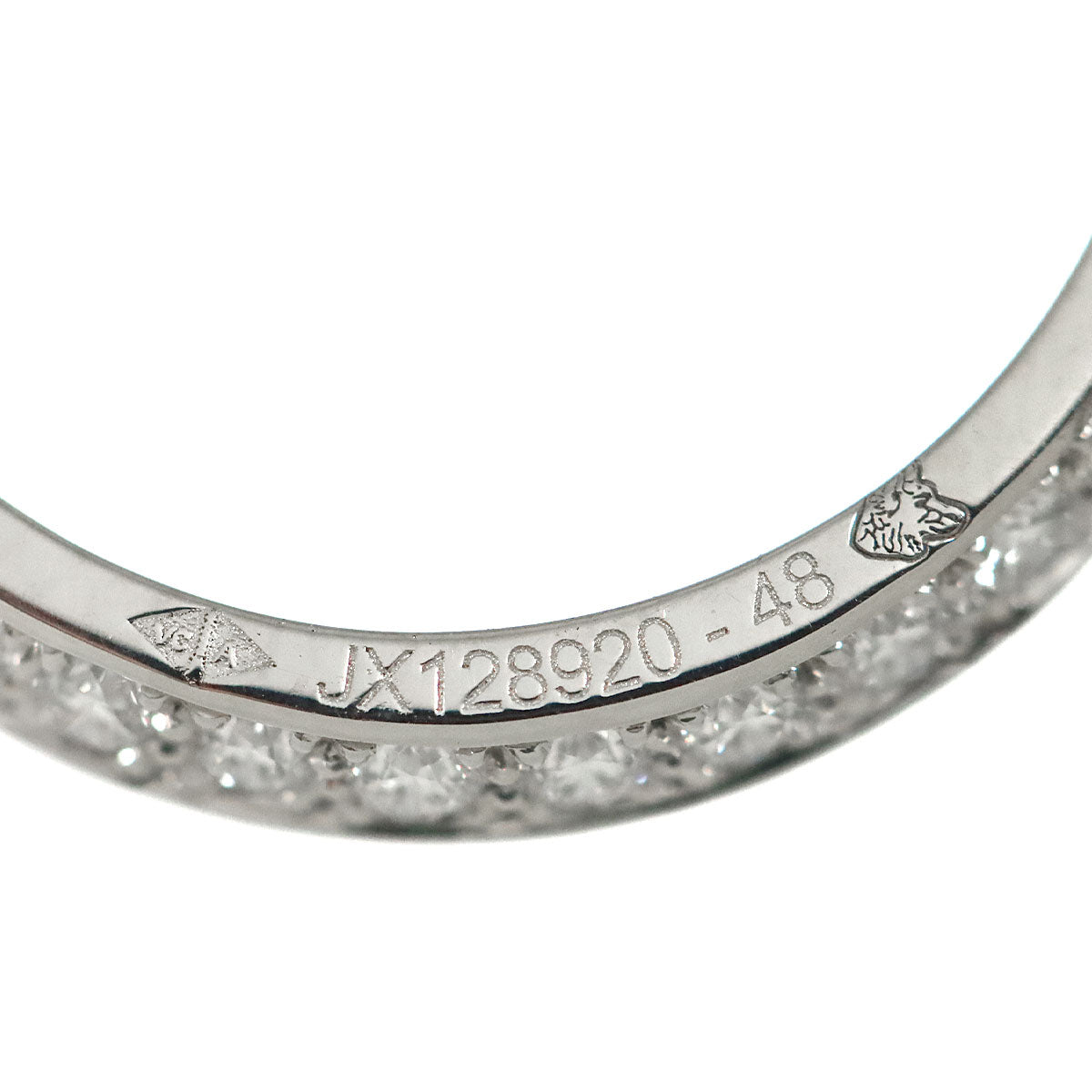 Full Diamond Ring Pt Platinum size48 4.5(US)