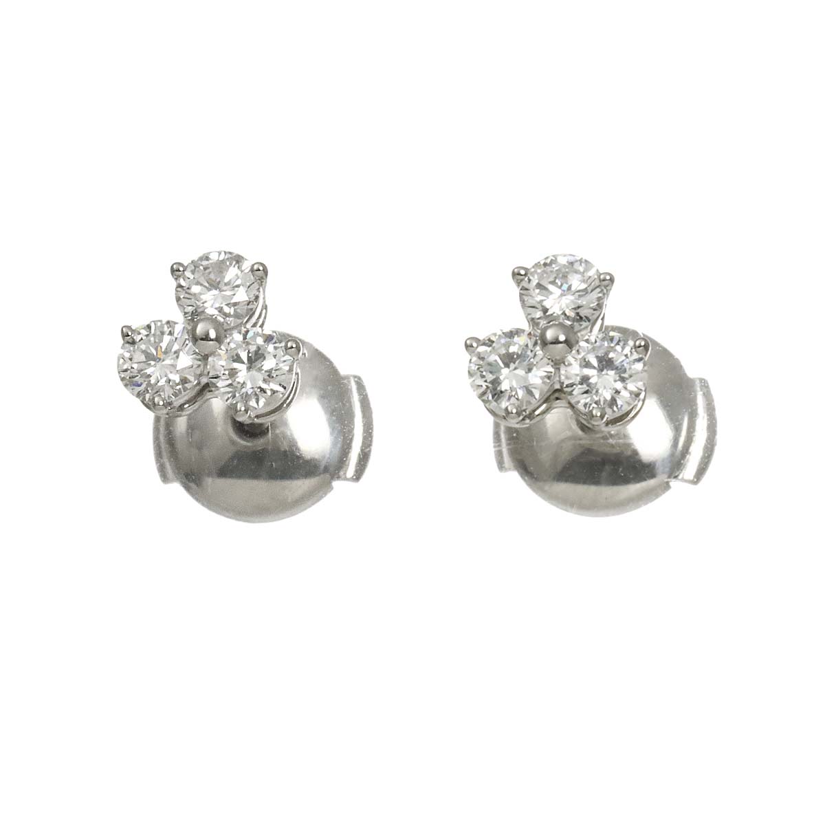 Aria Diamond Earrings Pierced Platinum