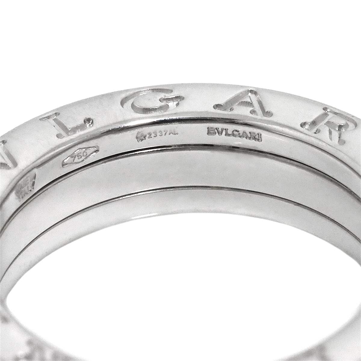 B-zero1 Solitaire Diamond Ring 18K WG 750 size49 4.5-4.75(US)