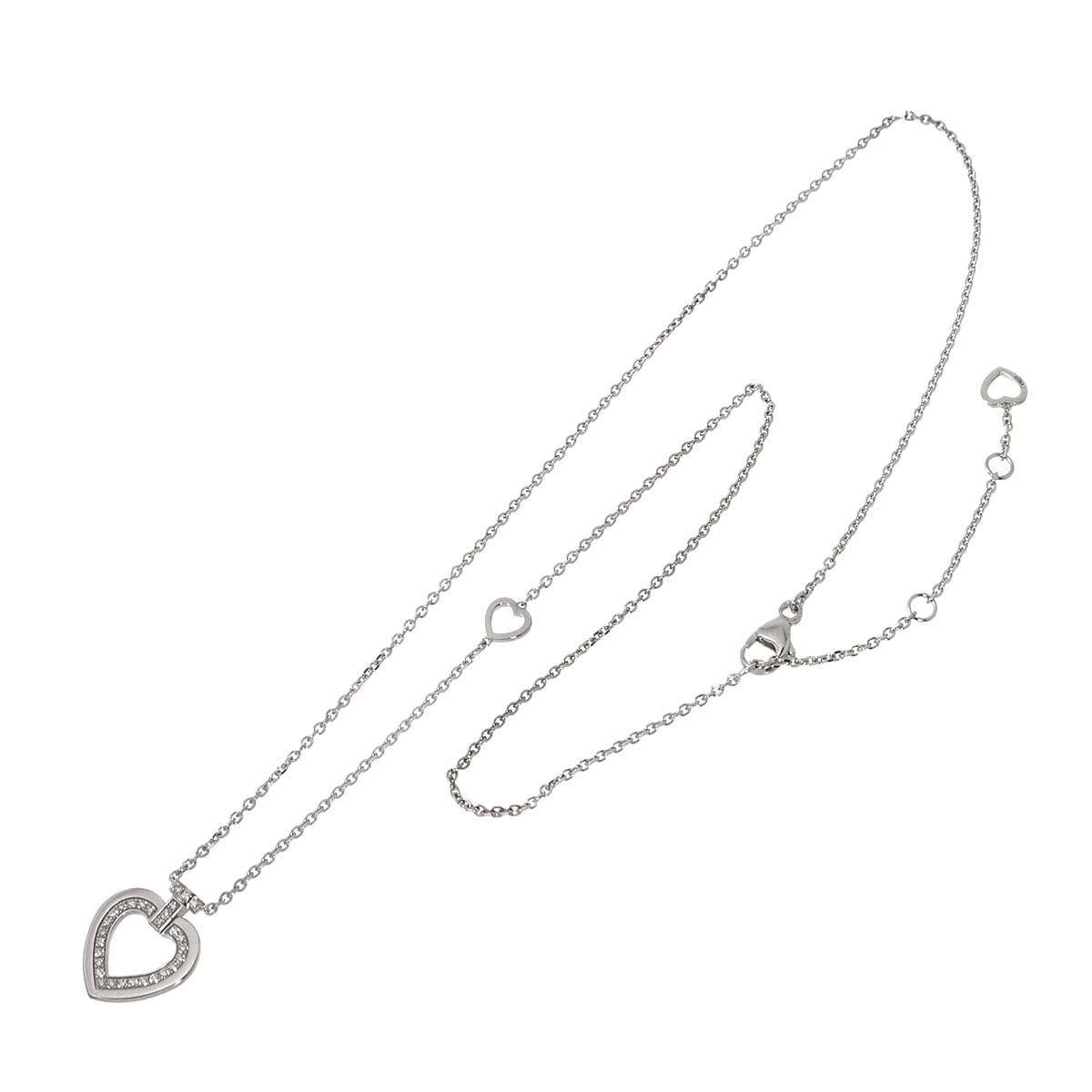 Pretty Woman Diamond Necklace 18K White Gold 750