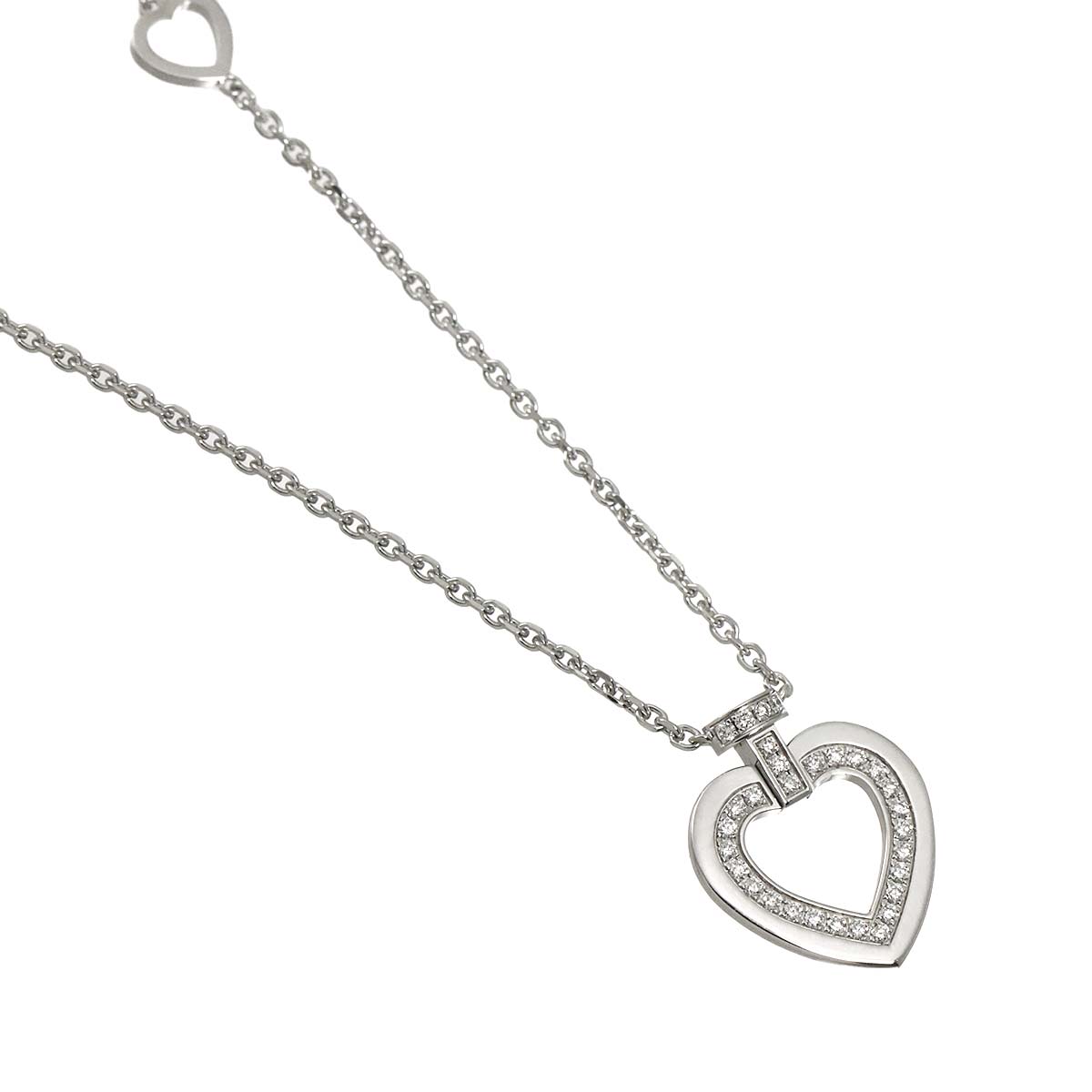 Pretty Woman Diamond Necklace 18K White Gold 750