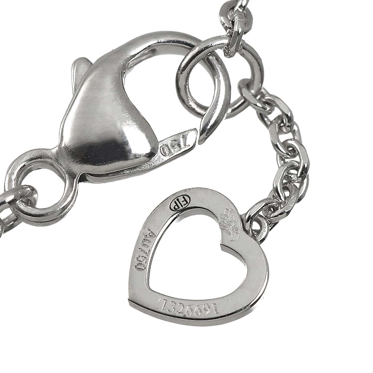 Pretty Woman Diamond Necklace 18K White Gold 750