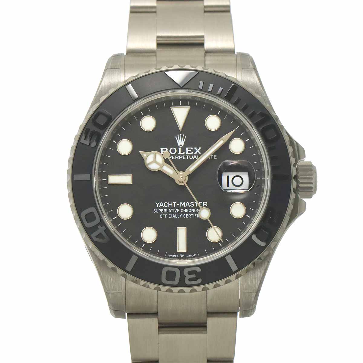 Yacht Master 42 226627 Titanium Automatic Black Dial Mens Watch