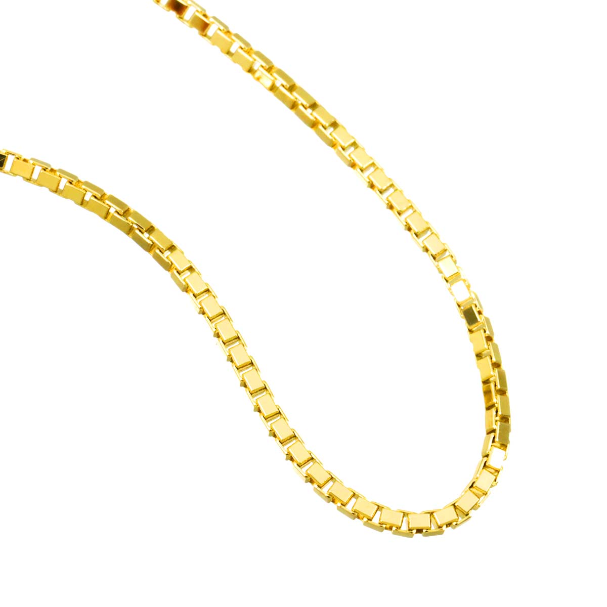 Venetian Necklace 18K K18 YG Yellow Gold 750