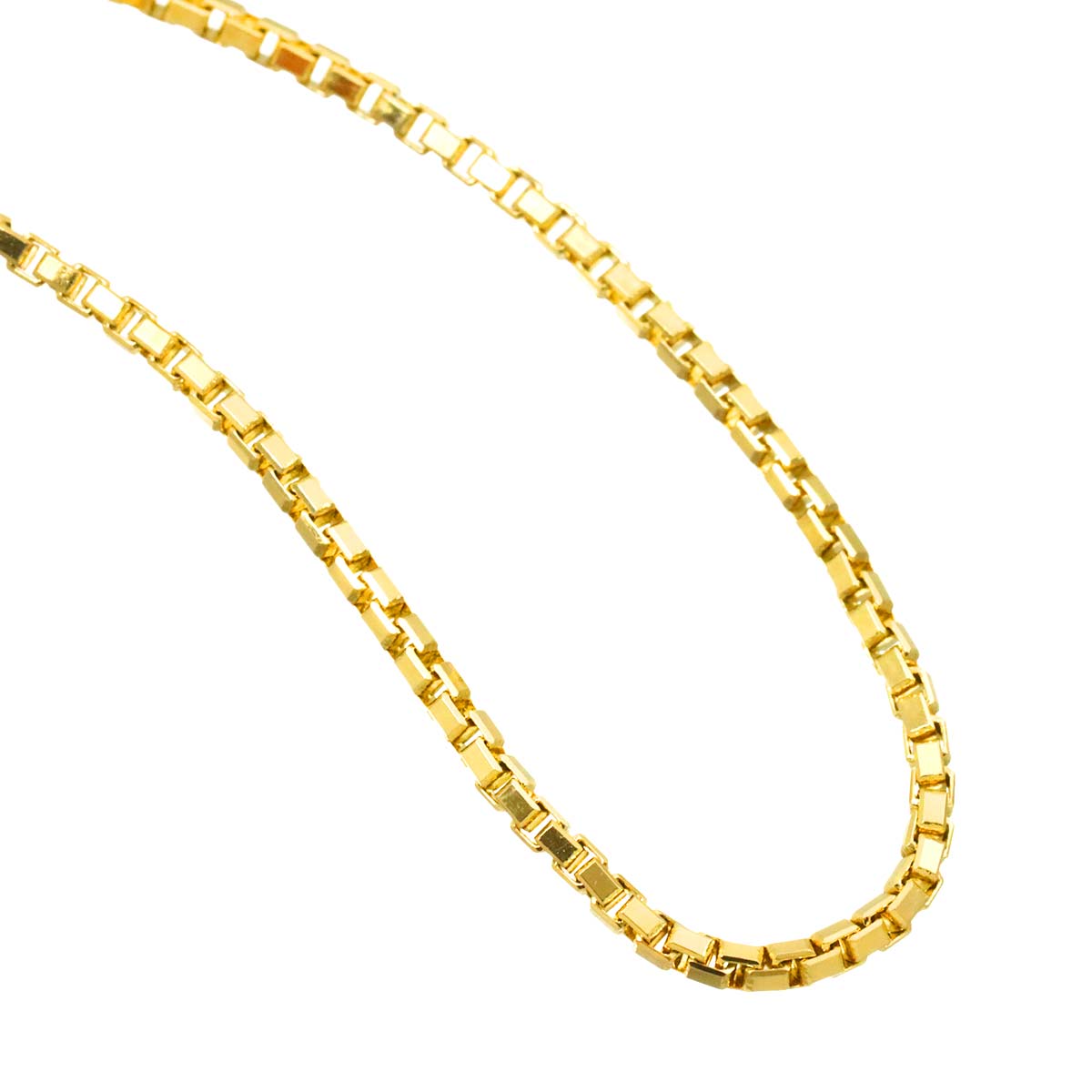 Venetian Necklace 18K K18 YG Yellow Gold 750