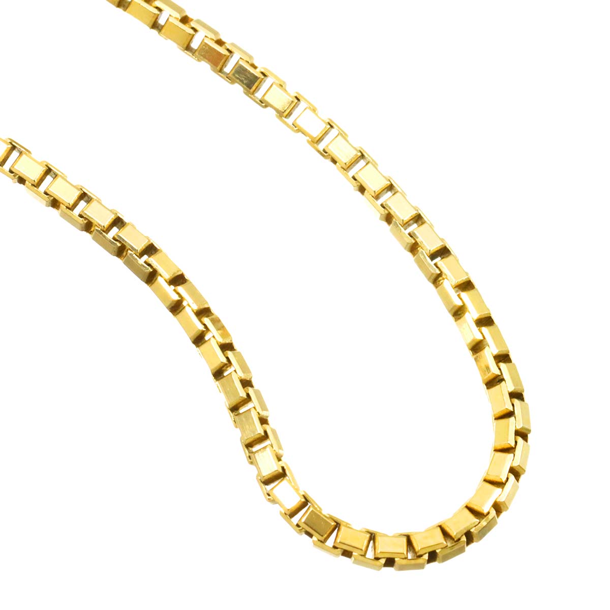 Venetian Necklace 18K K18 YG Yellow Gold 750
