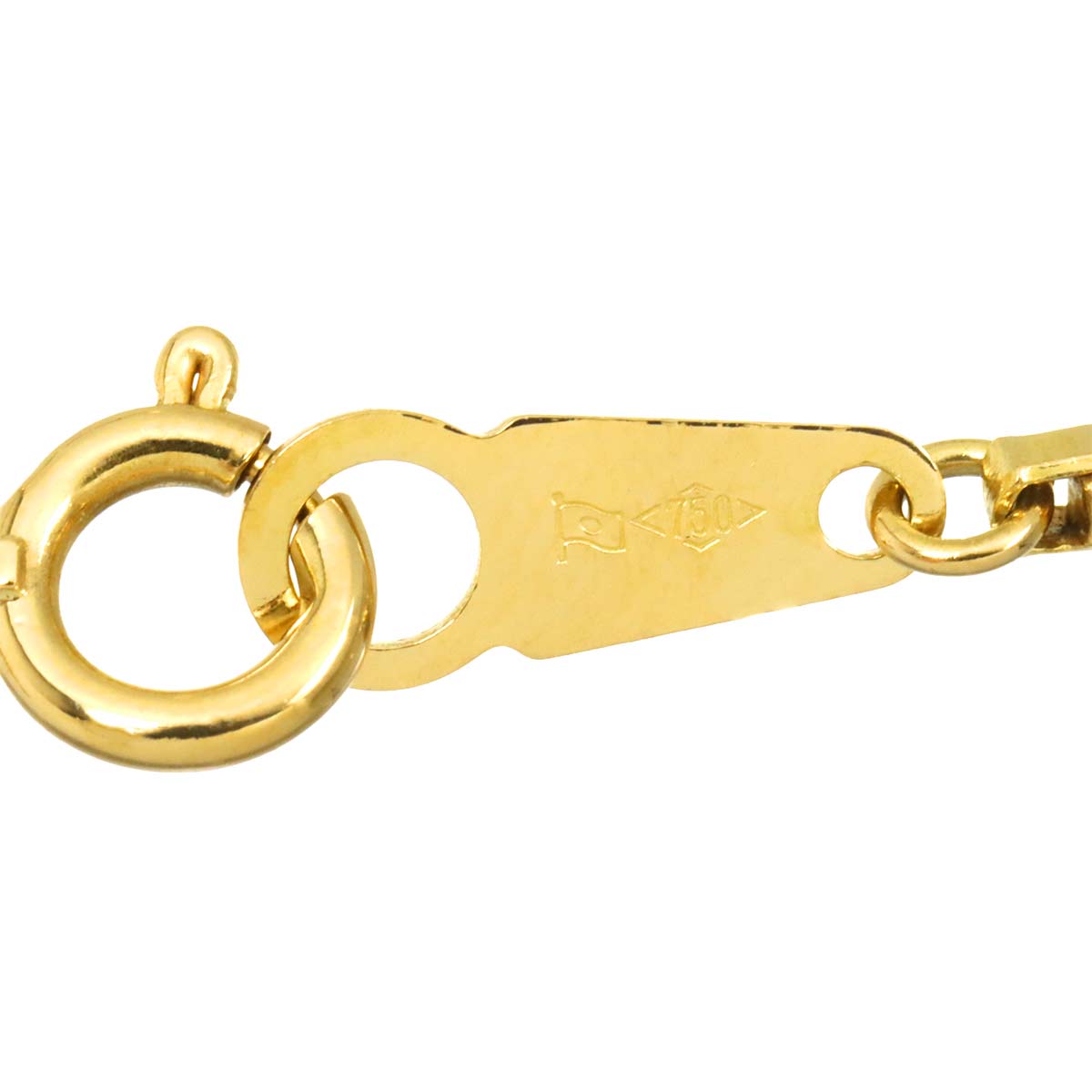 Venetian Necklace 18K K18 YG Yellow Gold 750