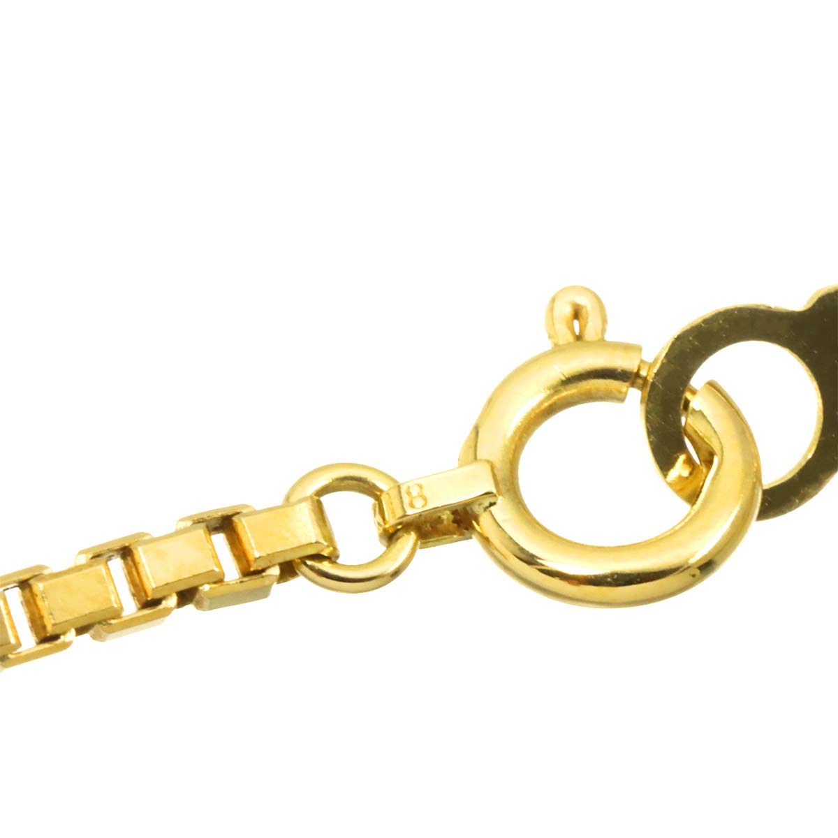 Venetian Necklace 18K K18 YG Yellow Gold 750