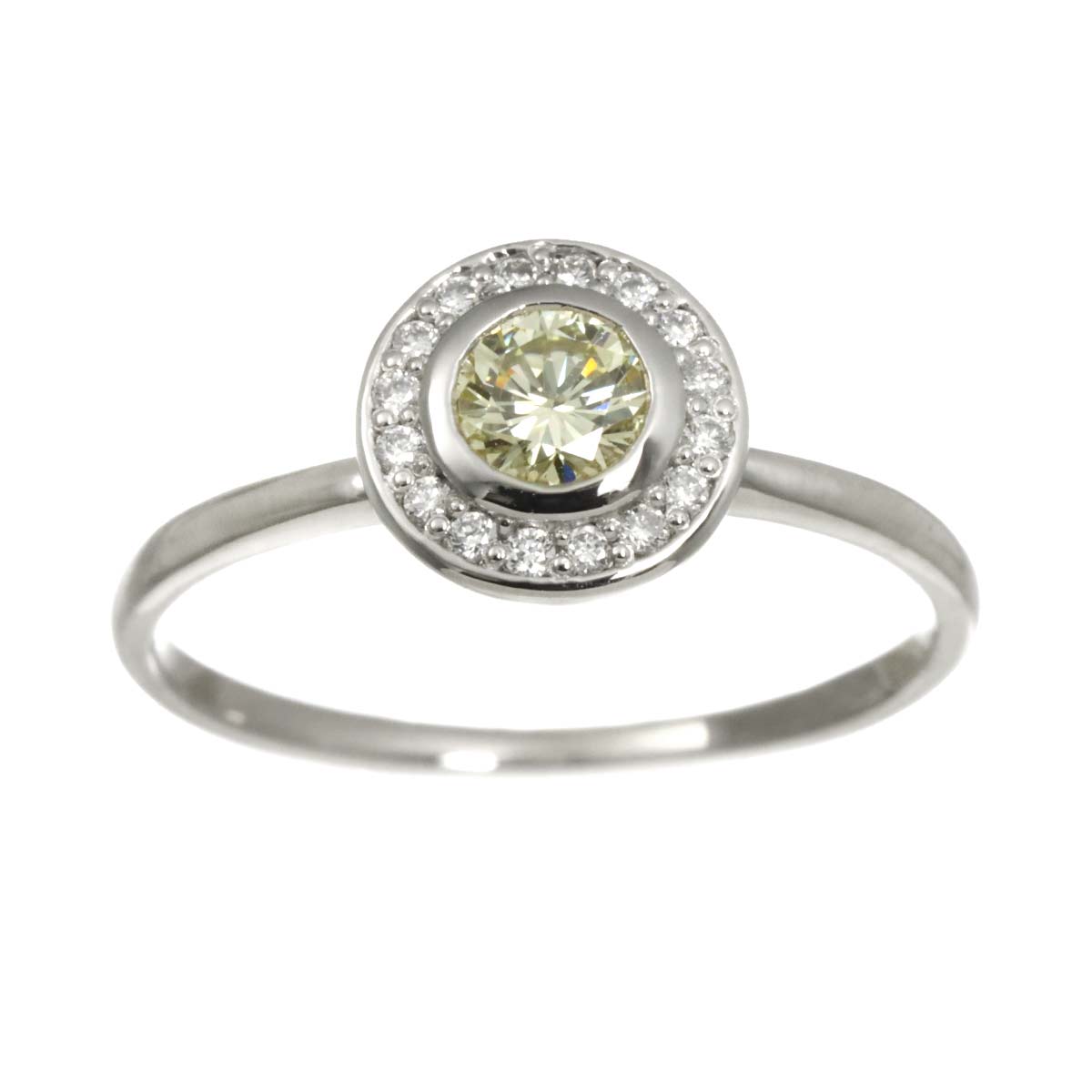 Diamond 0.252ct/0.07ct Ring Pt Platinum size5-5.25(US)
