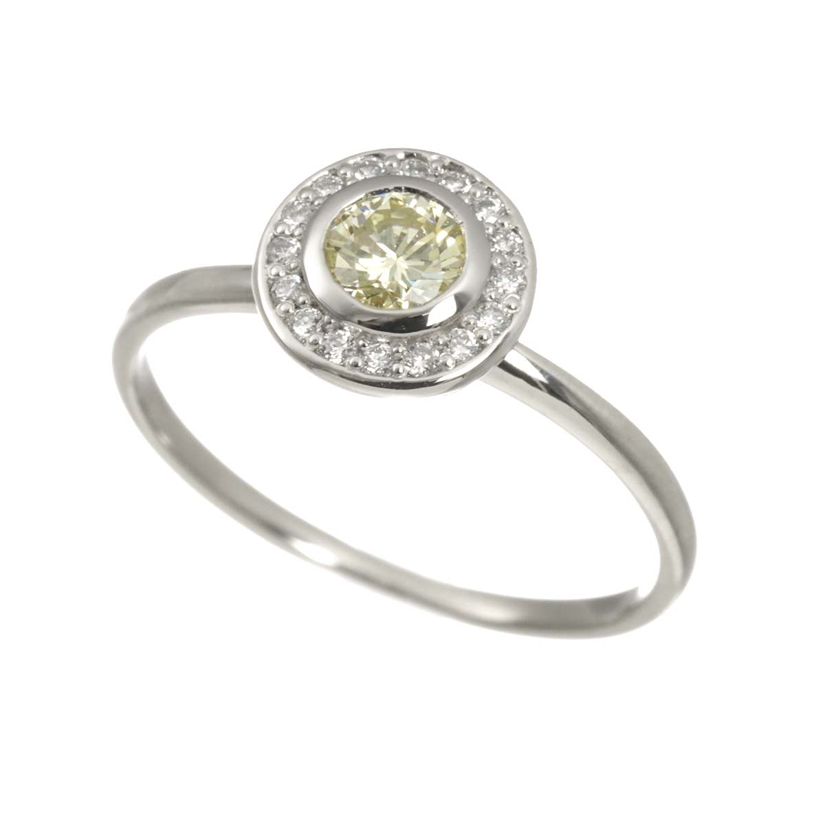 Diamond 0.252ct/0.07ct Ring Pt Platinum size5-5.25(US)