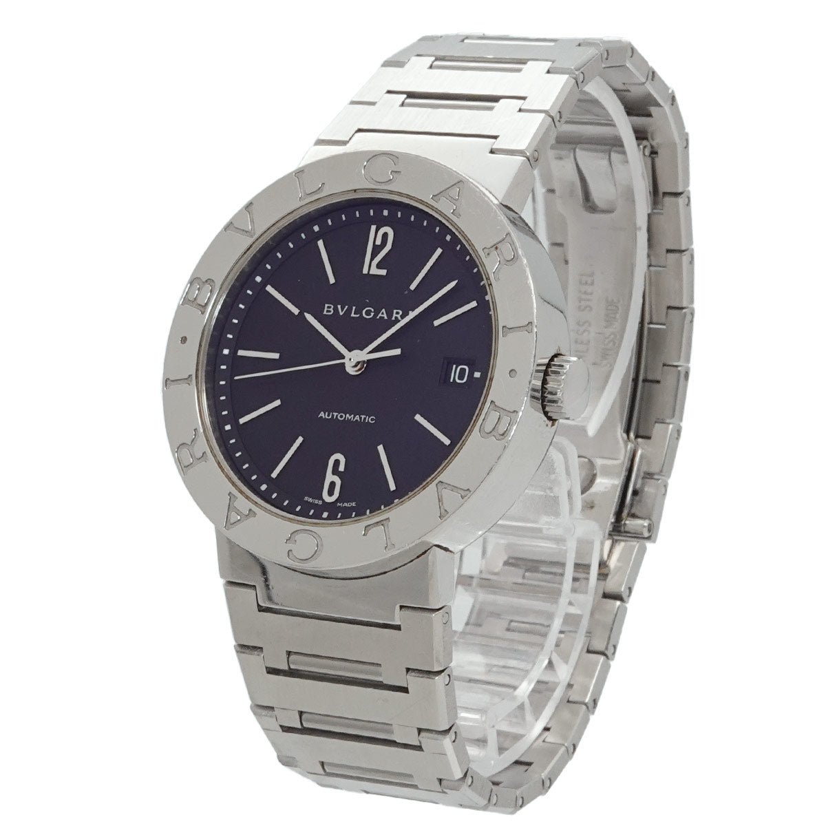 BVLGARIBVLGARI BB38SSAUTO Date Automatic Black Dial Mens