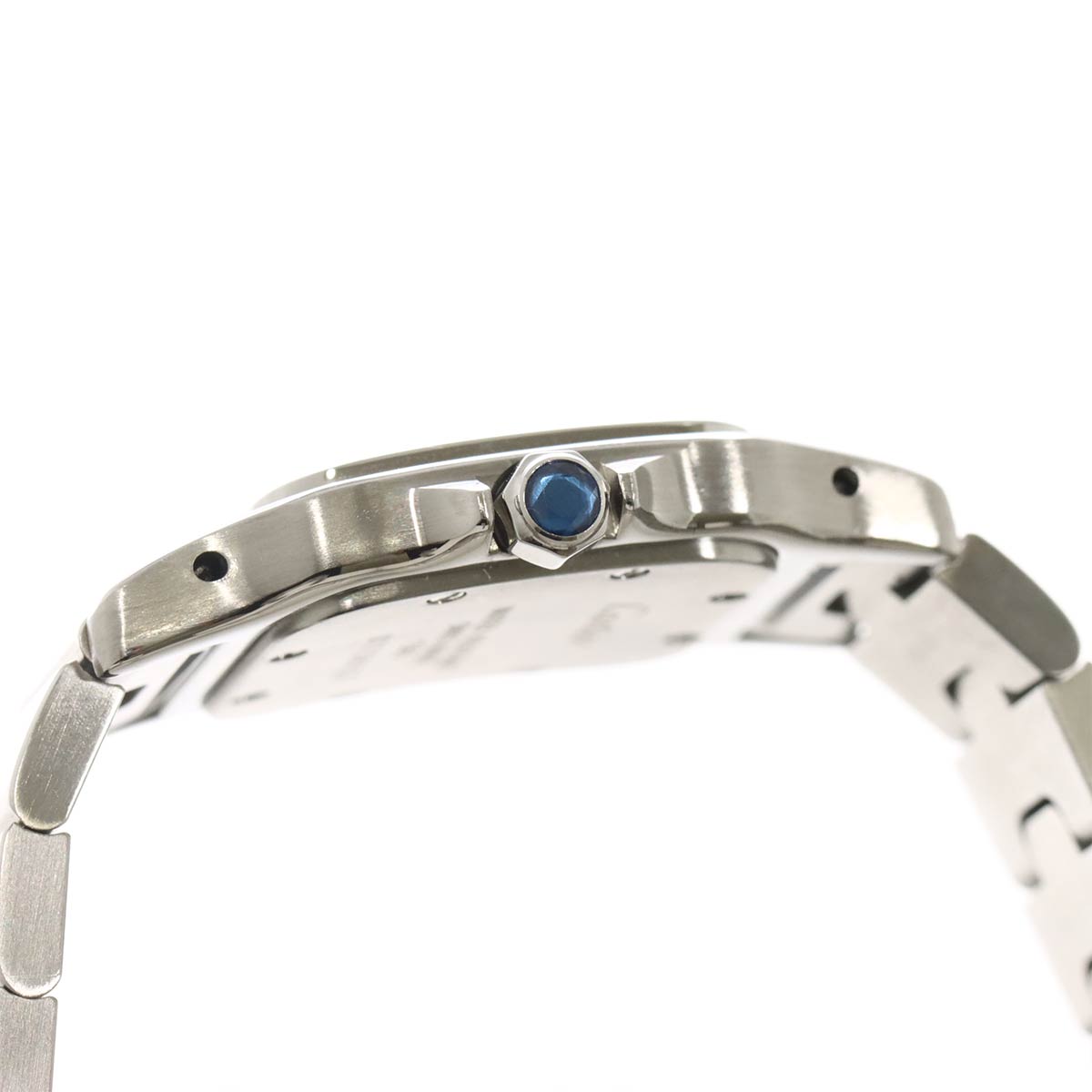 Santos Galbee SM W20064D6 Ice Blue Dial Quartz Ladies Watch