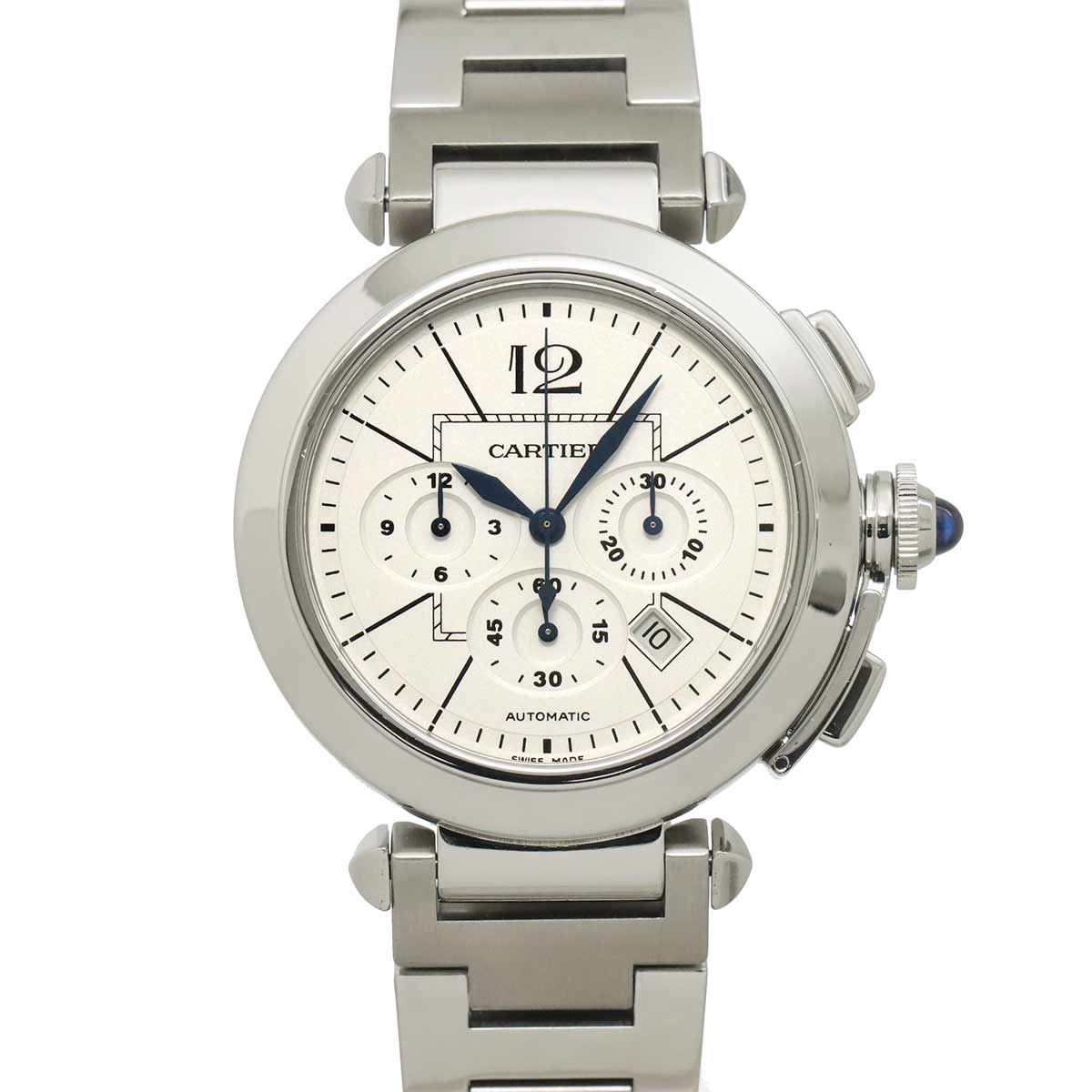 Pasha W3108555 Automatic Chronograph Date Silver Dial Mens