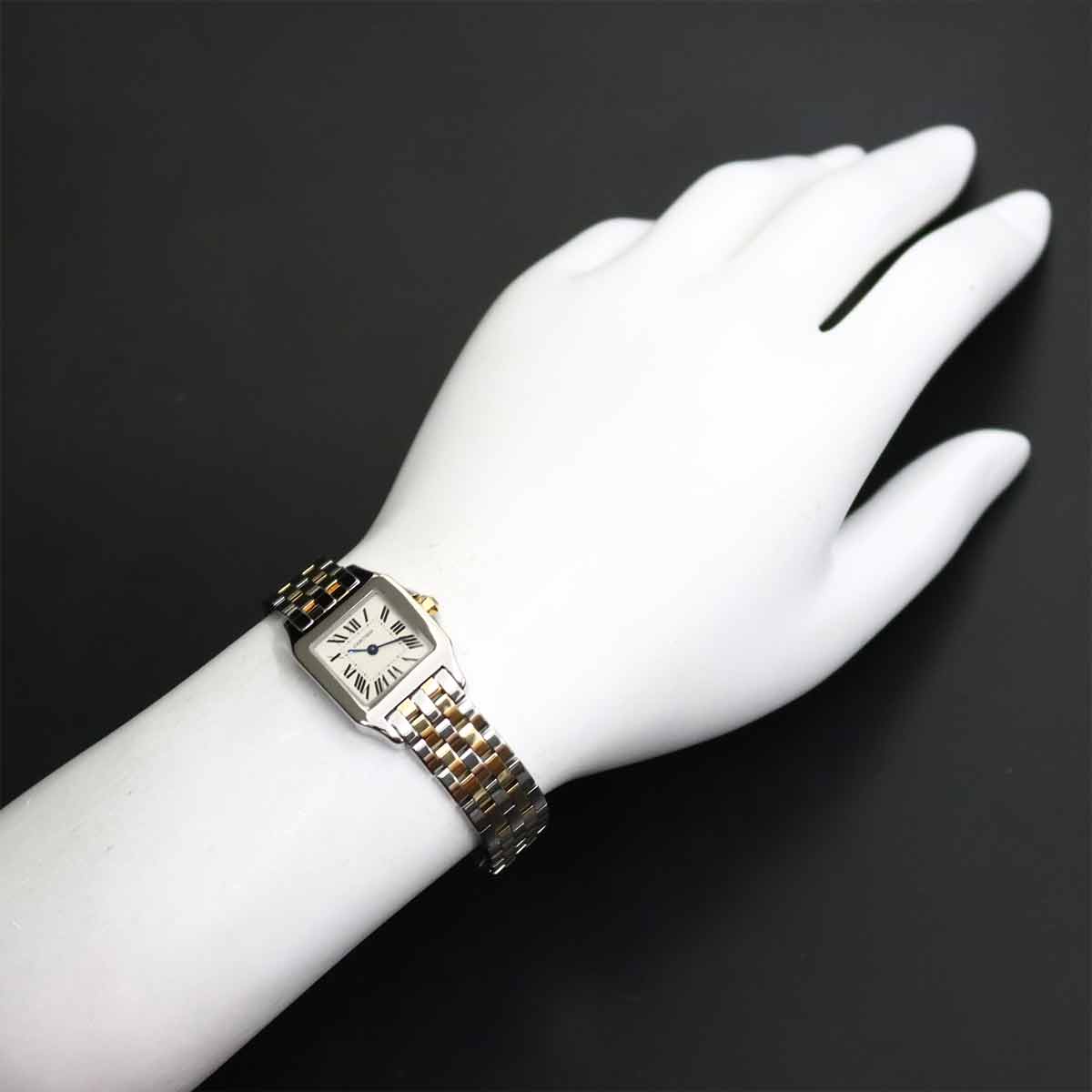 Santos Demoiselle SM W25066Z6 Quartz YG Ladies Watch
