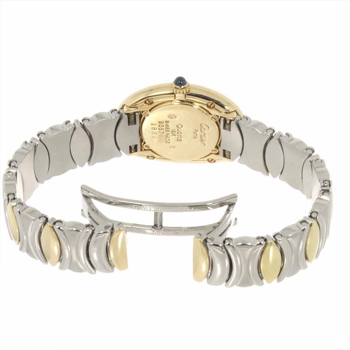 Baignoire belle Epoque W40002F2 750 YG Quartz Cream Dial