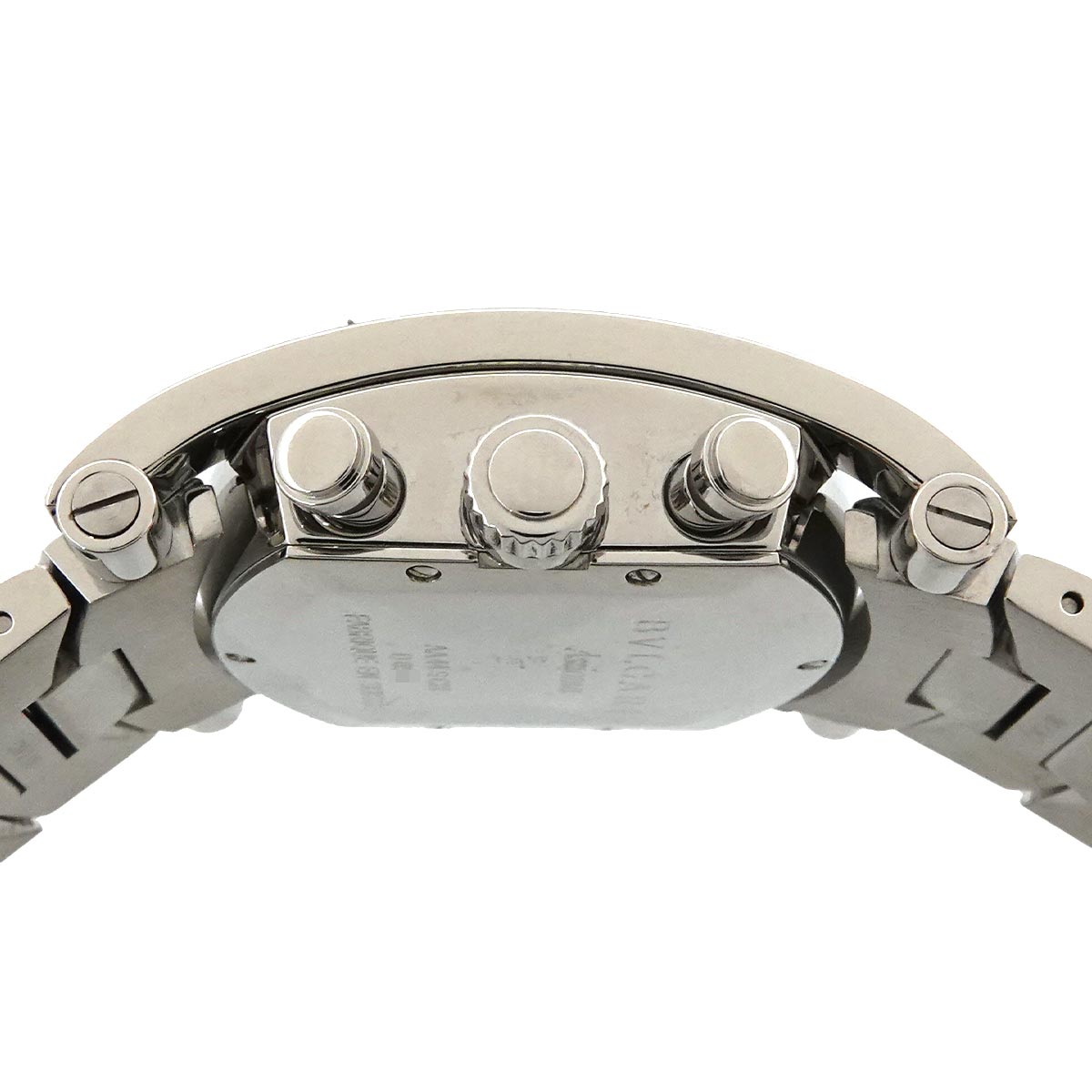 BVLGARI Assioma Chronograph AA44SCH Date Automatic Navy Dial Mens