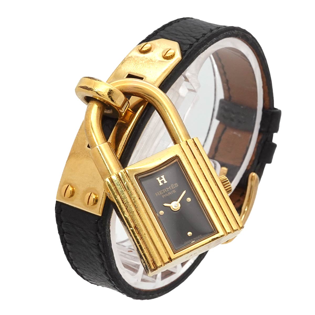 Kelly Watches Quartz Black Dial Vintage Cadena Ladies Watch