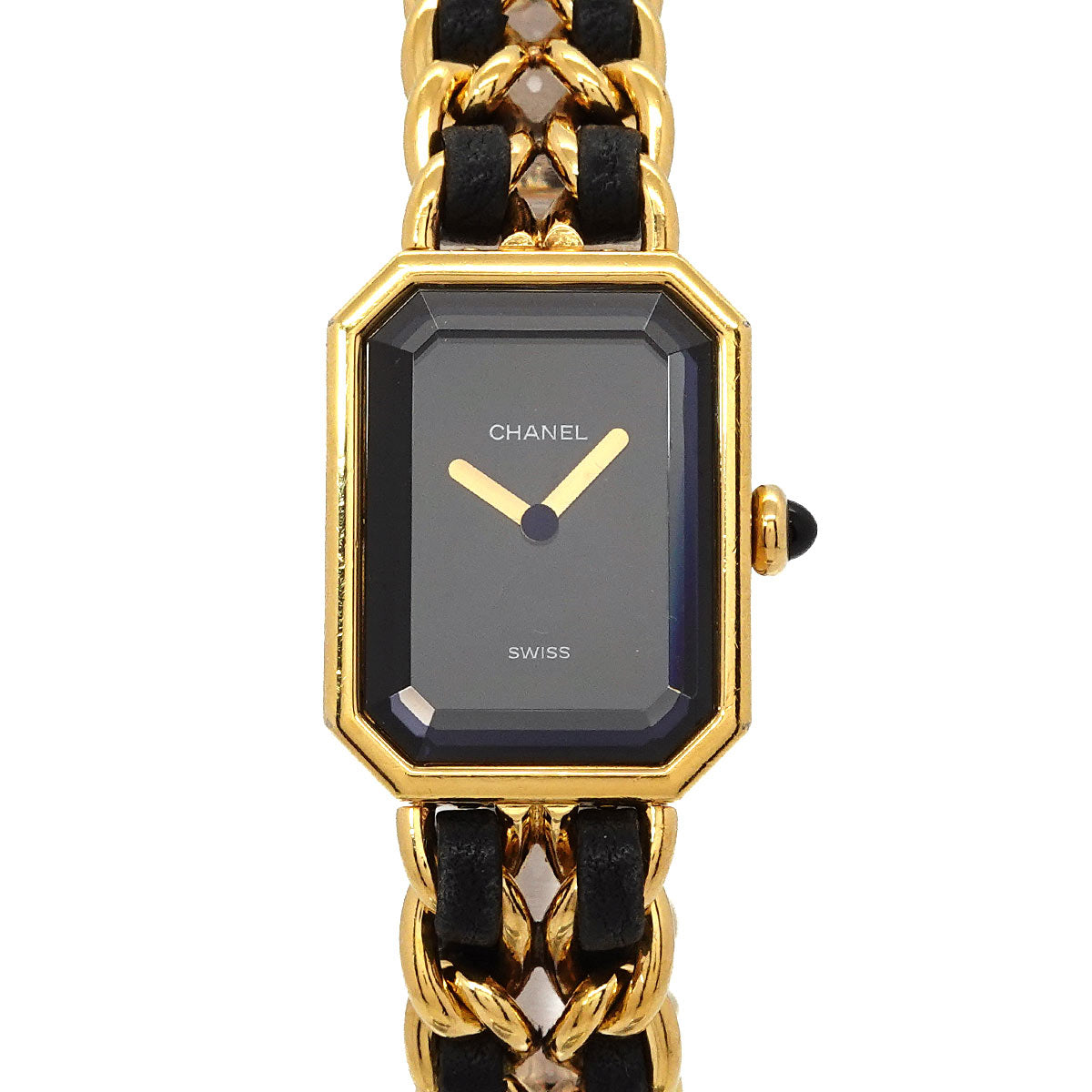 Premiere Size M H0001 Vintage Quartz Black Dial Ladies Watch