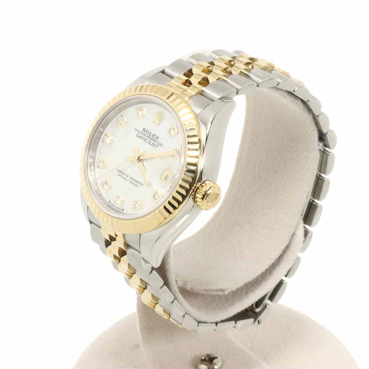 Datejust 279173NG Serial Random 750 YG White Shell Dial